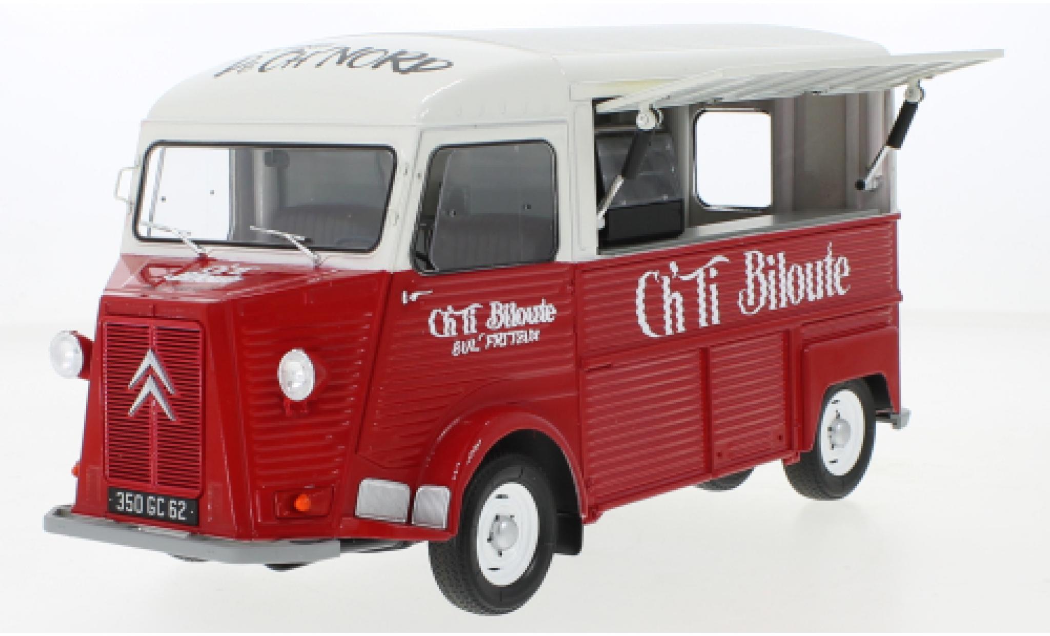 Citroen HY 1/18 Solido Food Truck Friterie Chti Biloute 1969 diecast model cars