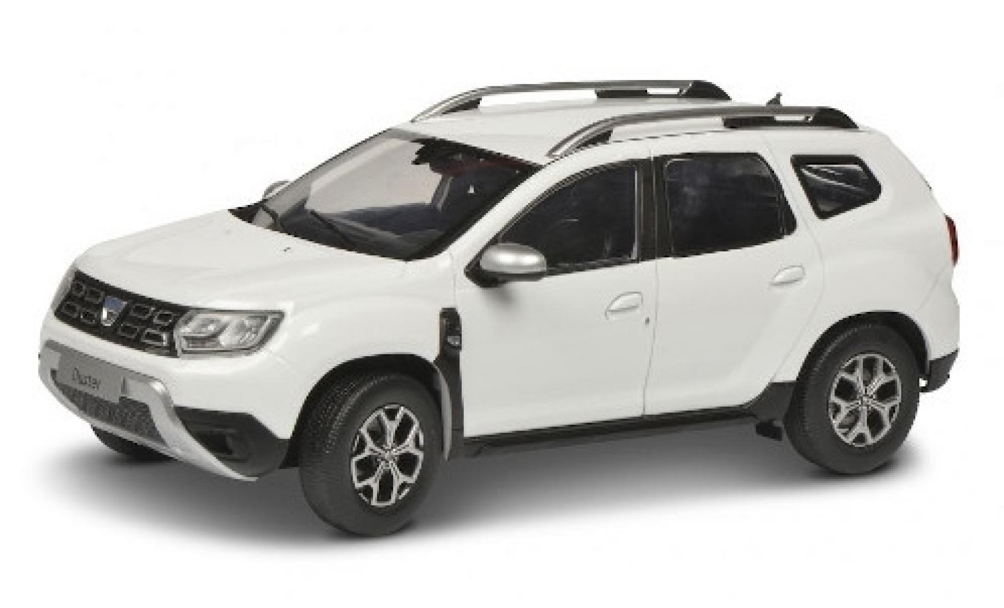 Dacia Duster 1/18 Solido MK2 white diecast model cars