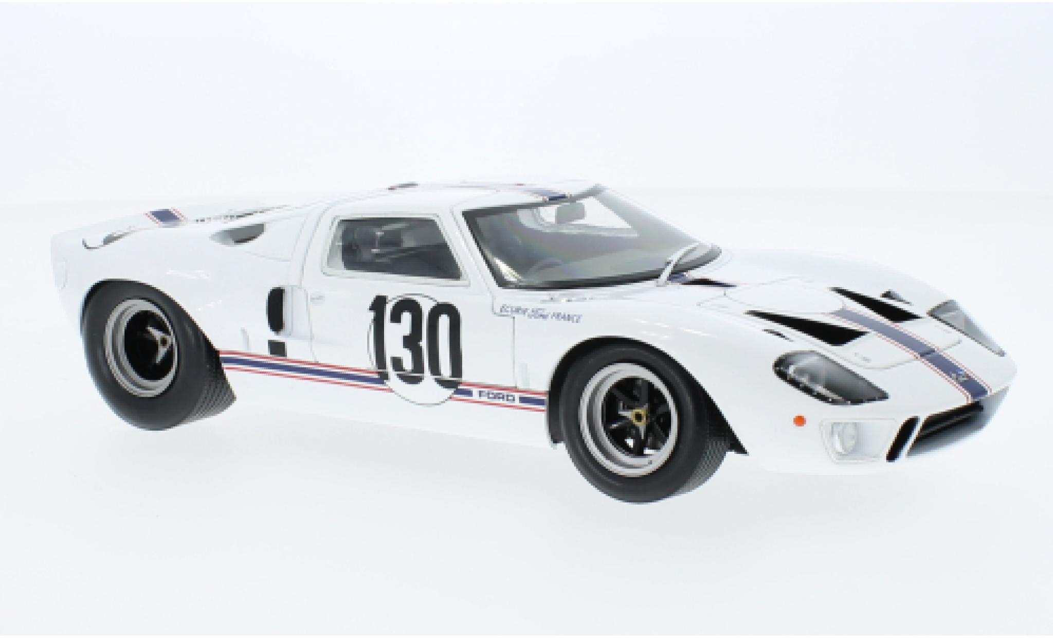 Ford GT40 1/18 Solido Mk I No.130 Ecurie France Targa Florio 1967 diecast model cars