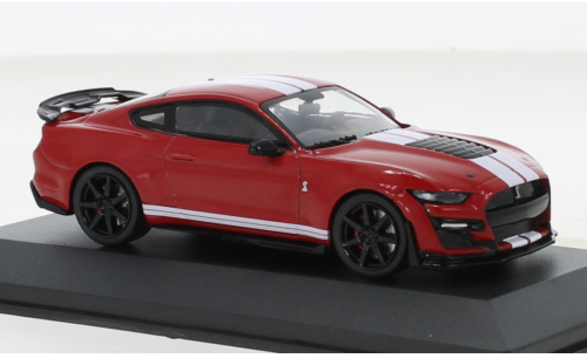 Shelby GT 500 1/43 Solido Ford Mustang Fast Track red/white 2020 diecast model cars
