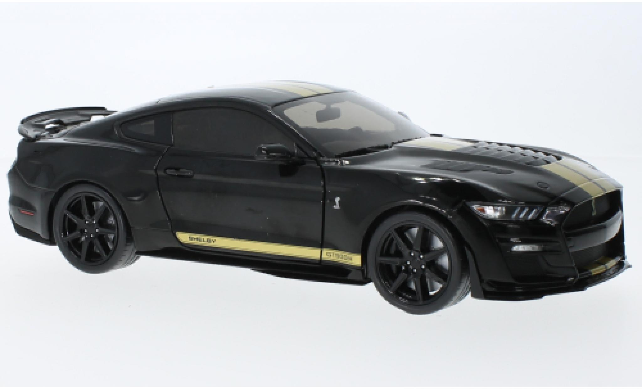Shelby GT 500 1/18 Solido Ford Mustang -H black/dor&eacute; 2023 diecast model cars