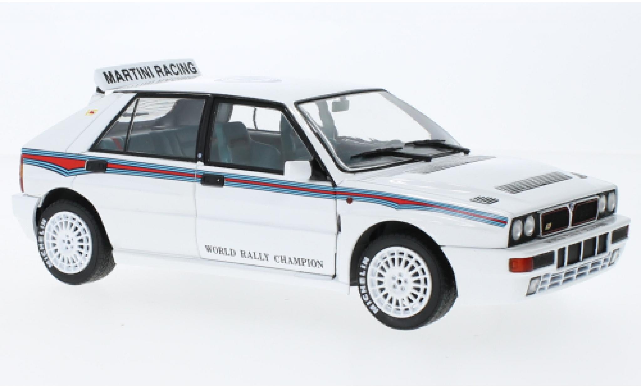 Lancia Delta 1/18 Solido HF Integrale 6 white 1992 diecast model cars