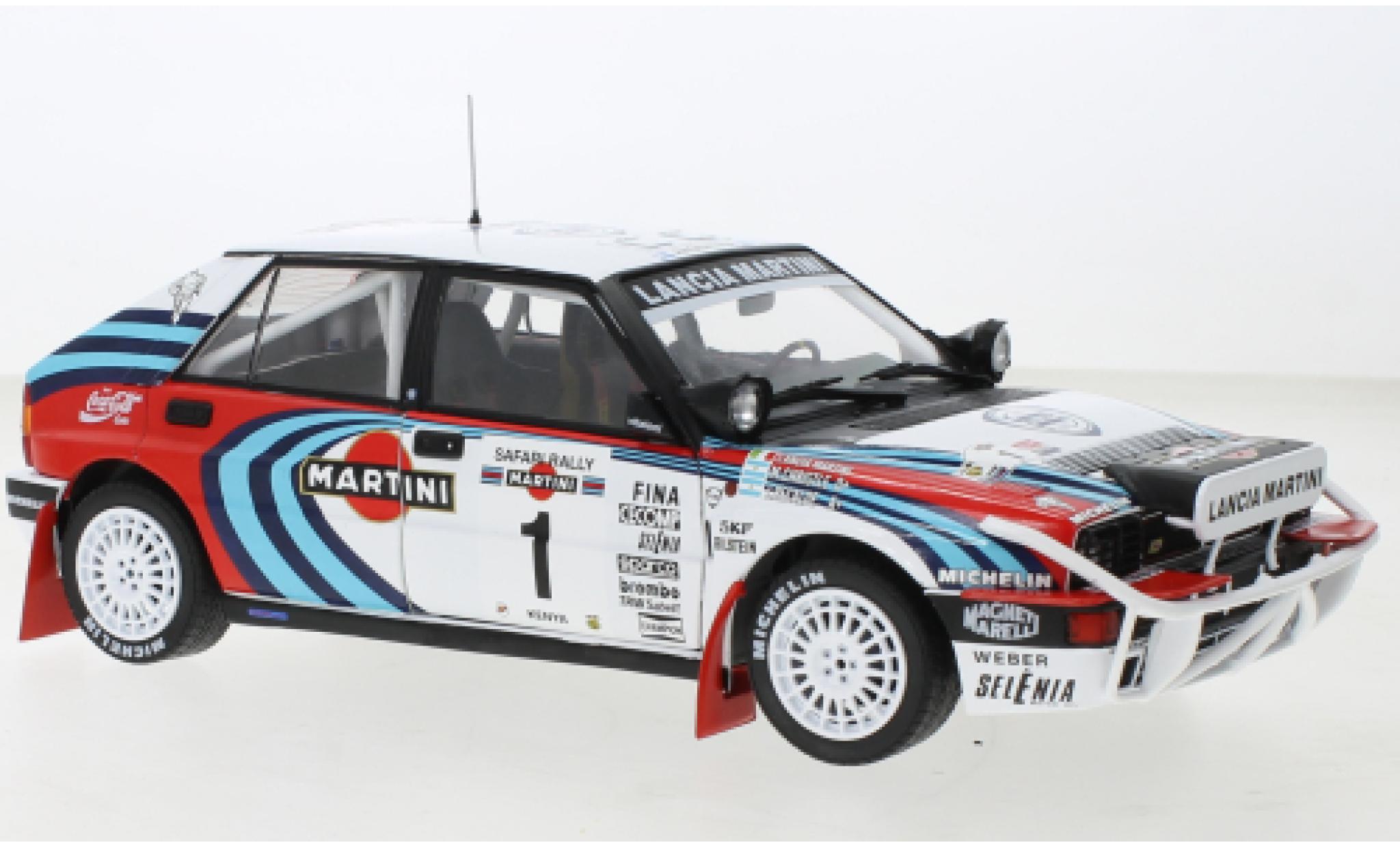 Lancia Delta 1/18 Solido HF Integrale No.1 Martini Martini Rally WM Safari Rally 1991 diecast model cars