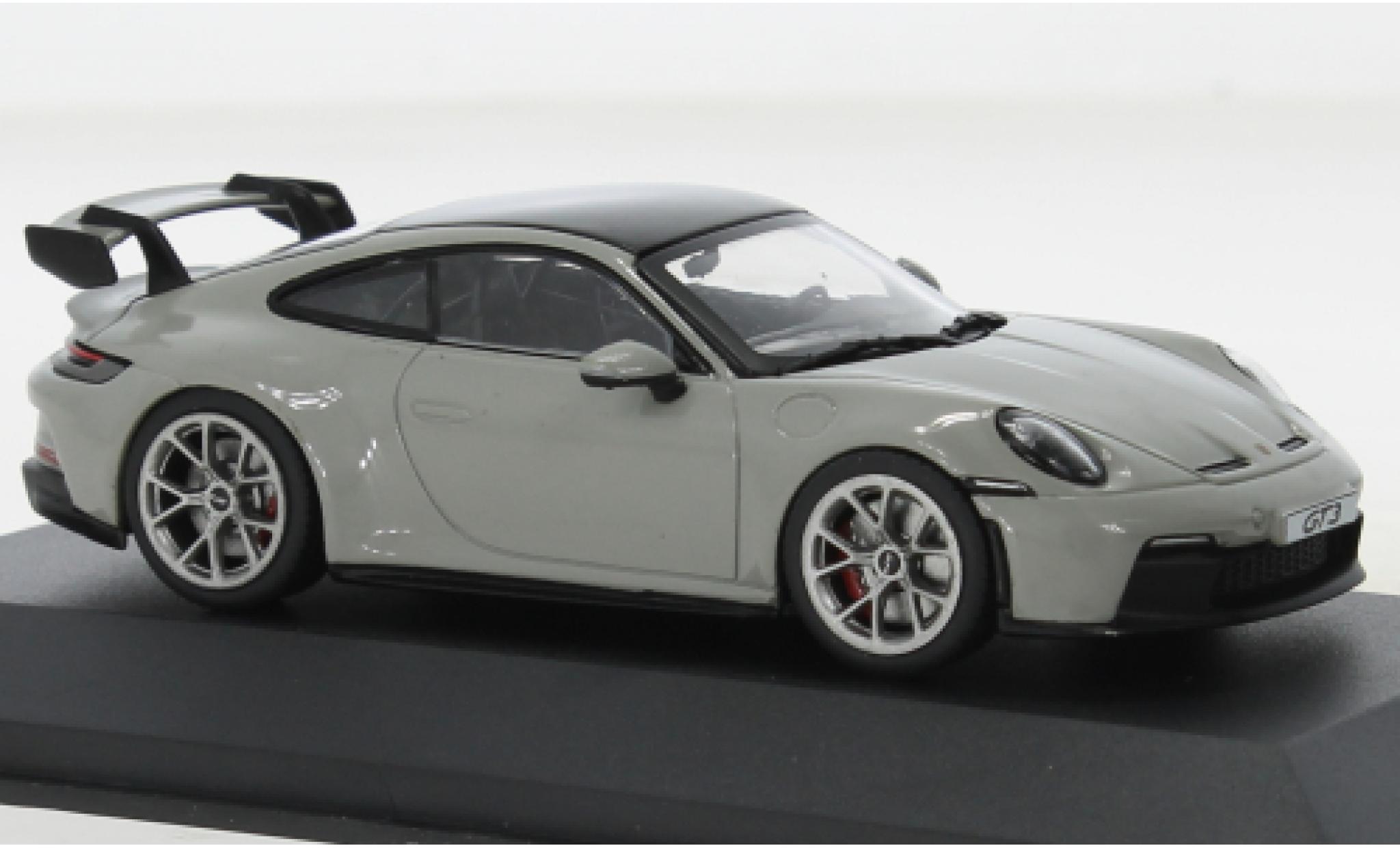 Porsche 992 GT3 1/43 Solido 911  grey diecast model cars