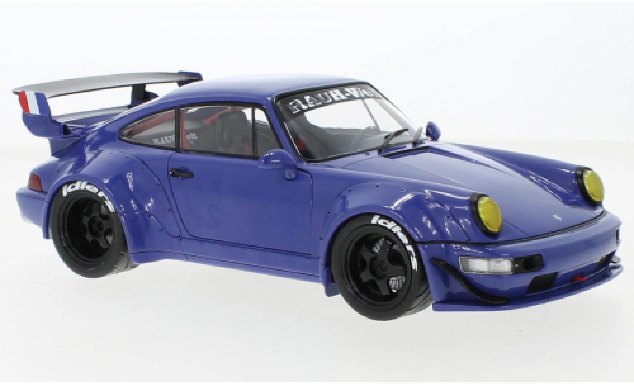 Porsche 991 RWB 1/18 Solido 911 (964) blue Champagne 2017 diecast model cars