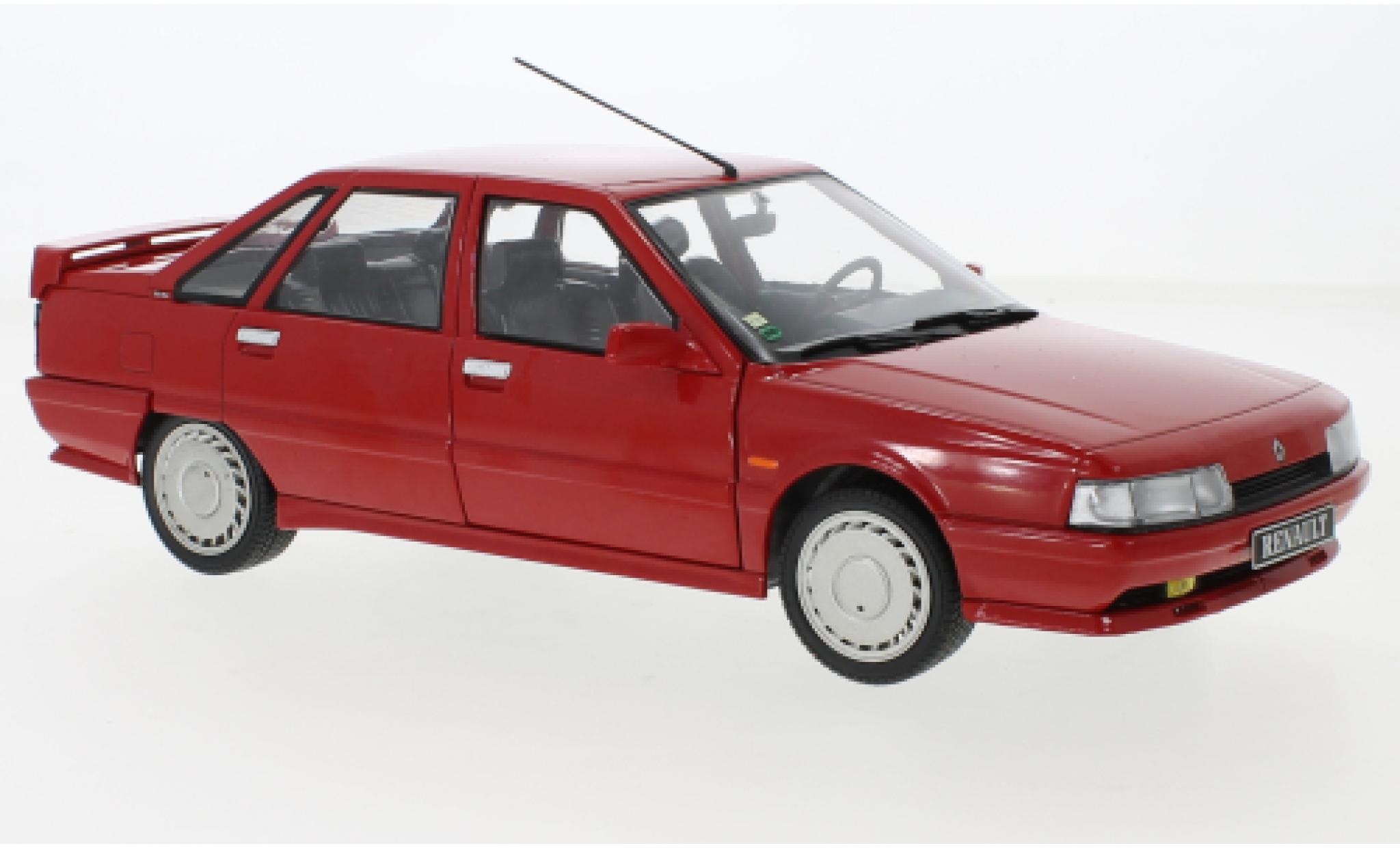 Renault 21 1/18 Solido Turbo Mk1 red 1988 diecast model cars