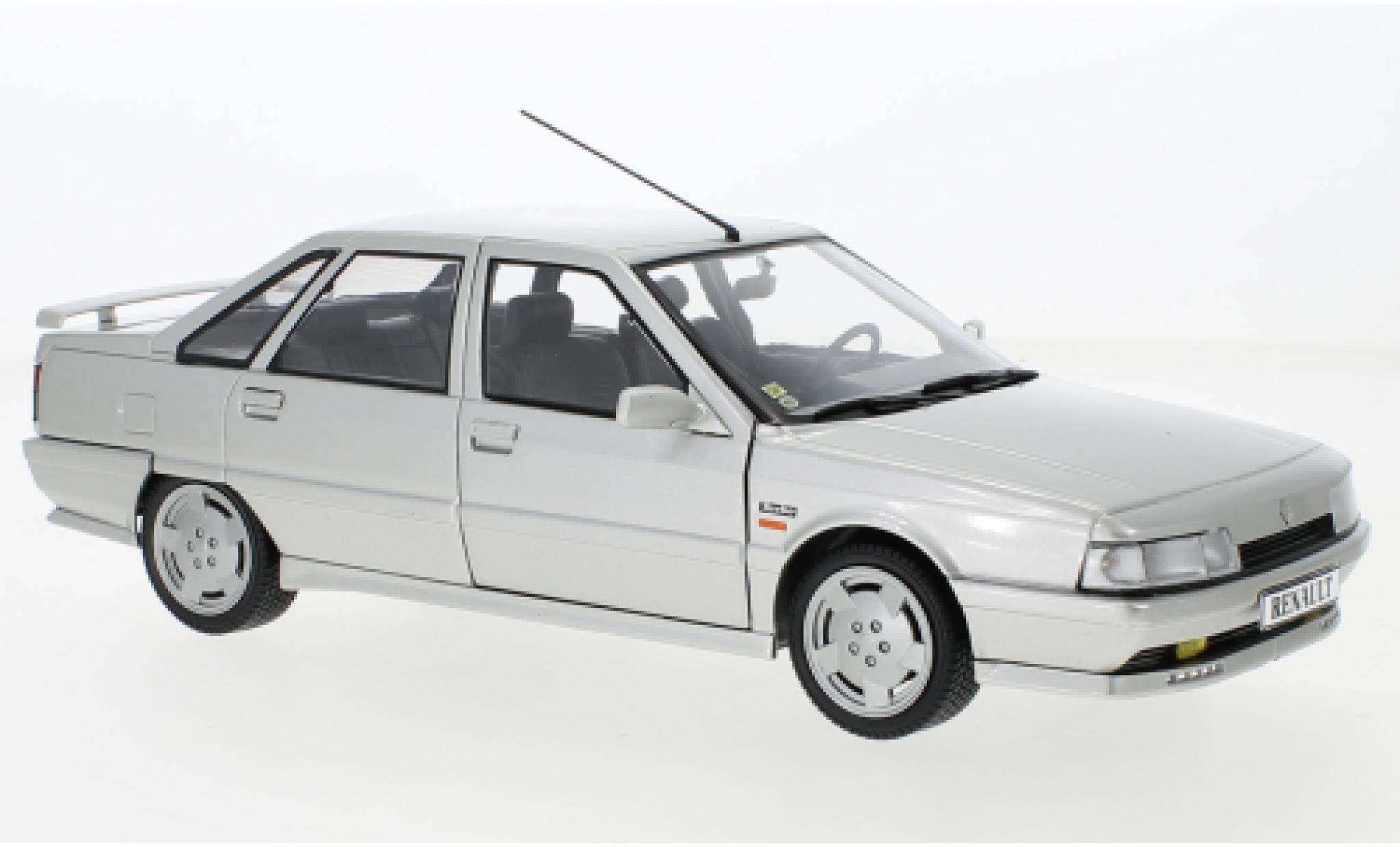 Renault 21 1/18 Solido Turbo Mk2 grey 1990 diecast model cars
