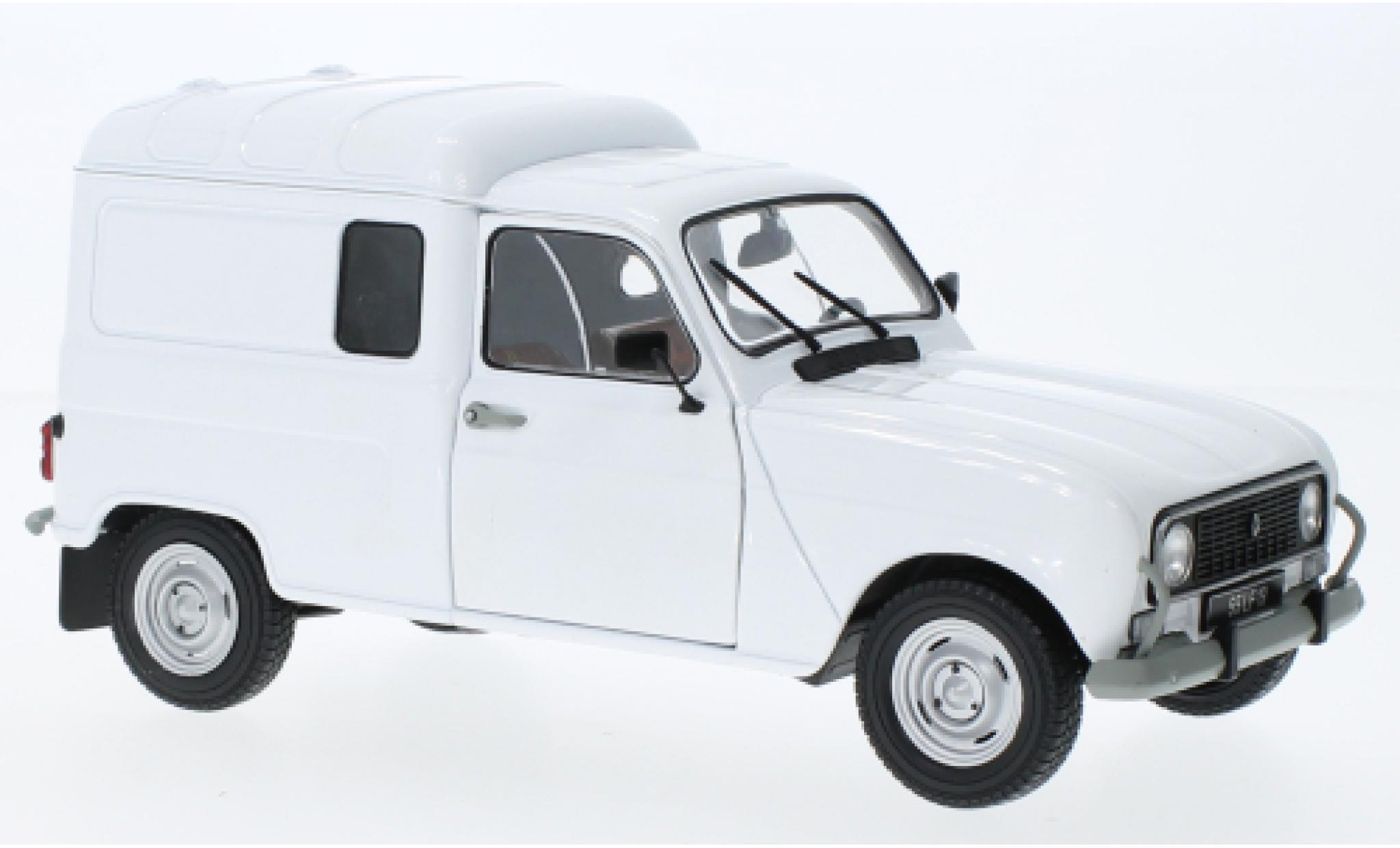 Renault 4 1/18 Solido LF white 1975 diecast model cars