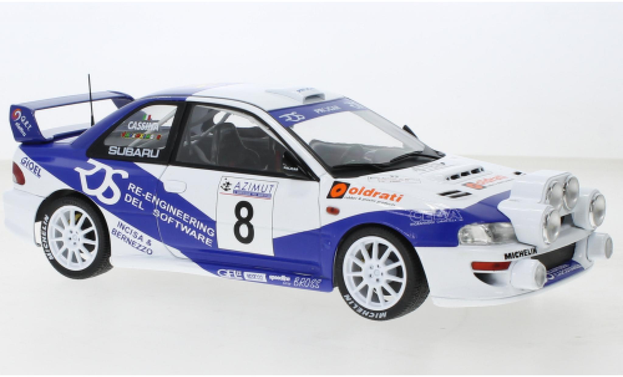 Subaru Impreza 1/18 Solido WRC No.8 Rally Monza 2000 diecast model cars