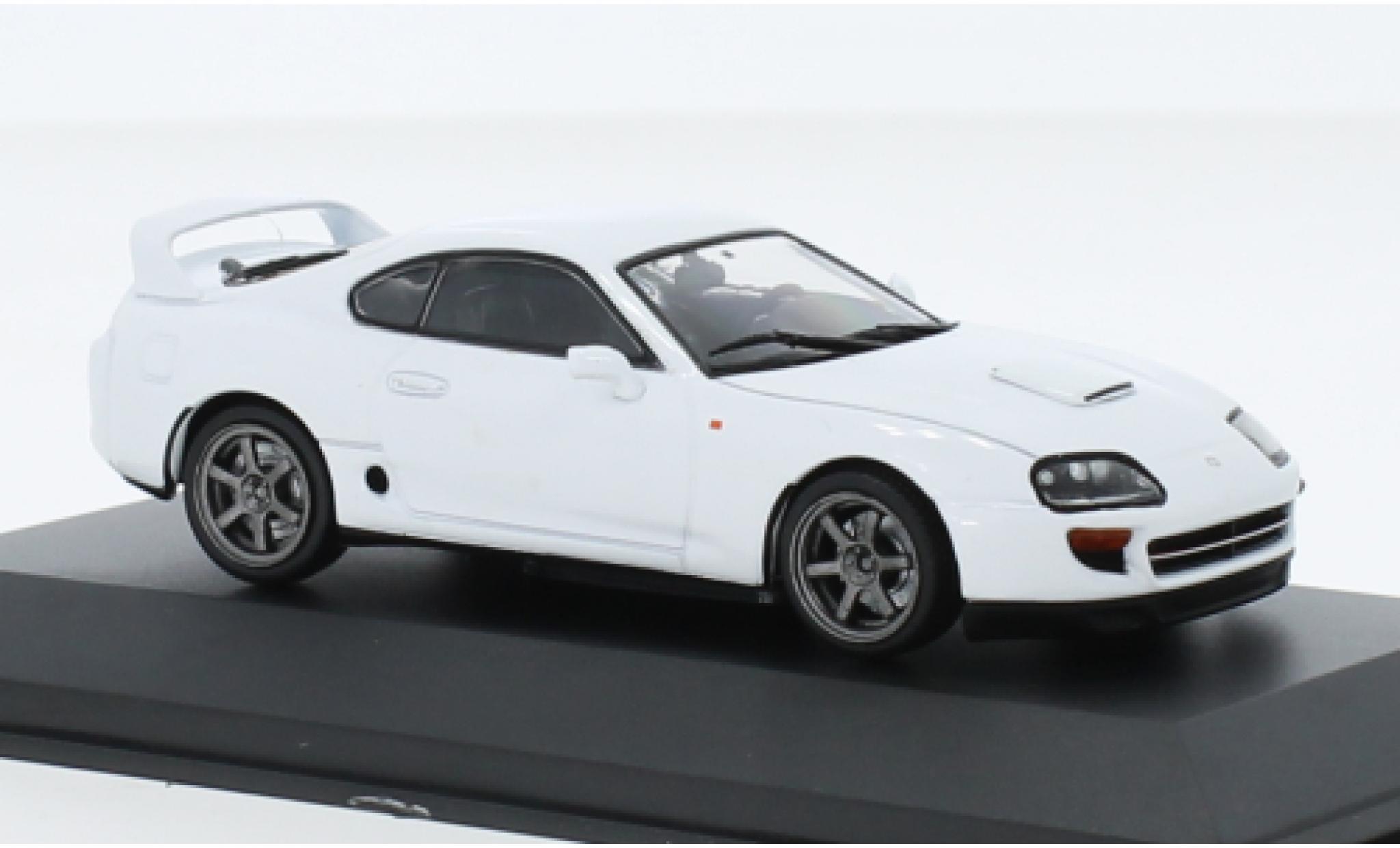Toyota Supra 1/43 Solido MK4 (A80) white 2001 diecast model cars