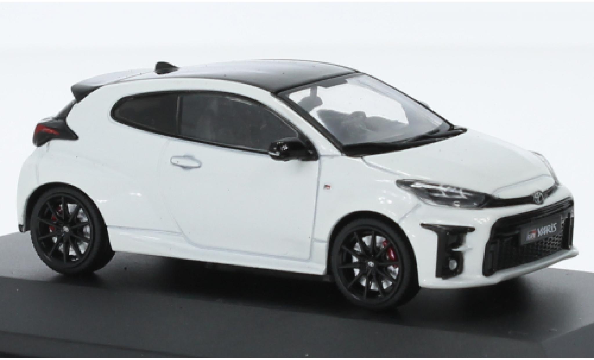 Toyota Yaris 1/43 Solido GR metallise white 2020 diecast model cars