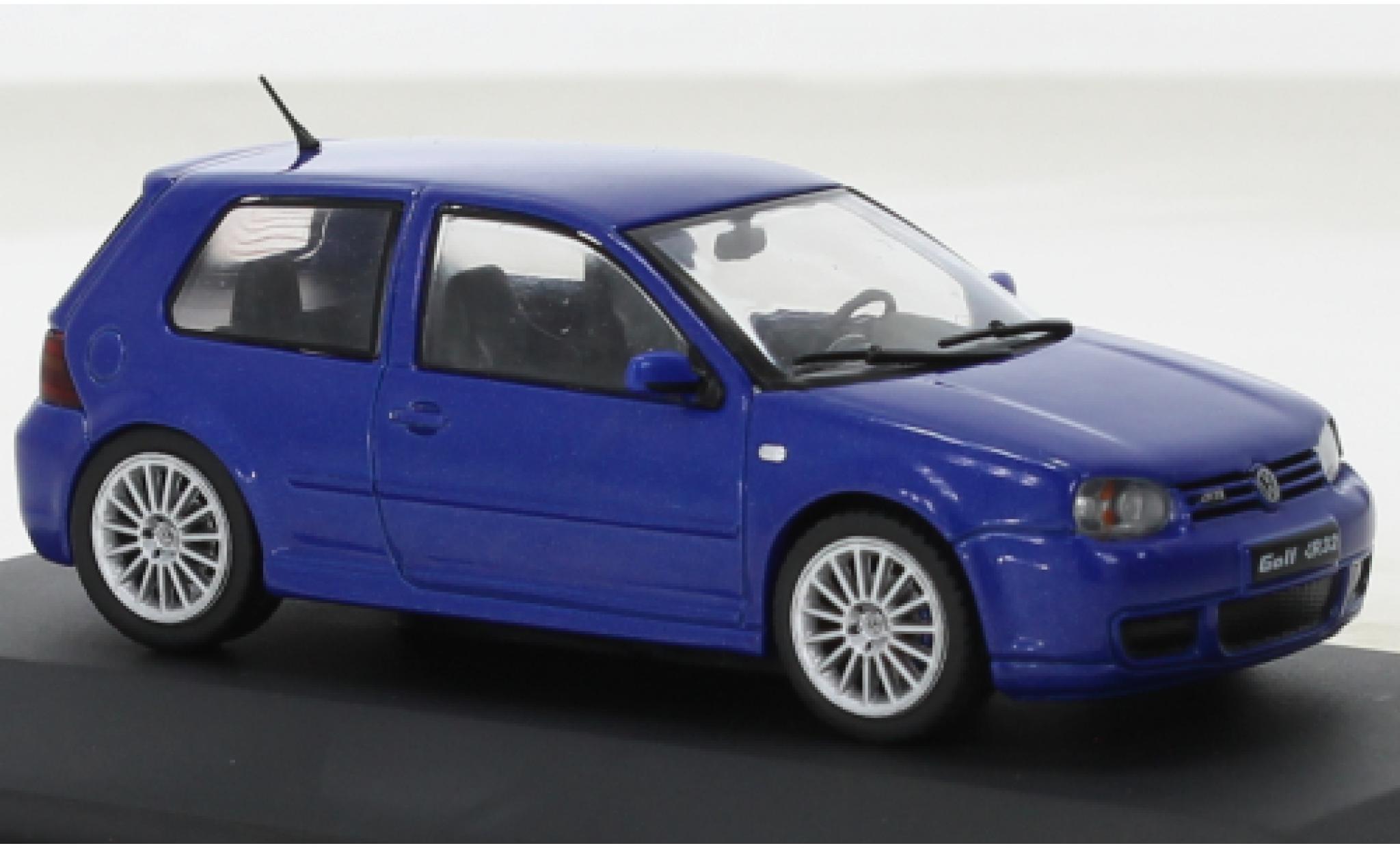 Volkswagen Golf 1/43 Solido IV R32 metallise blue 2003 diecast model cars