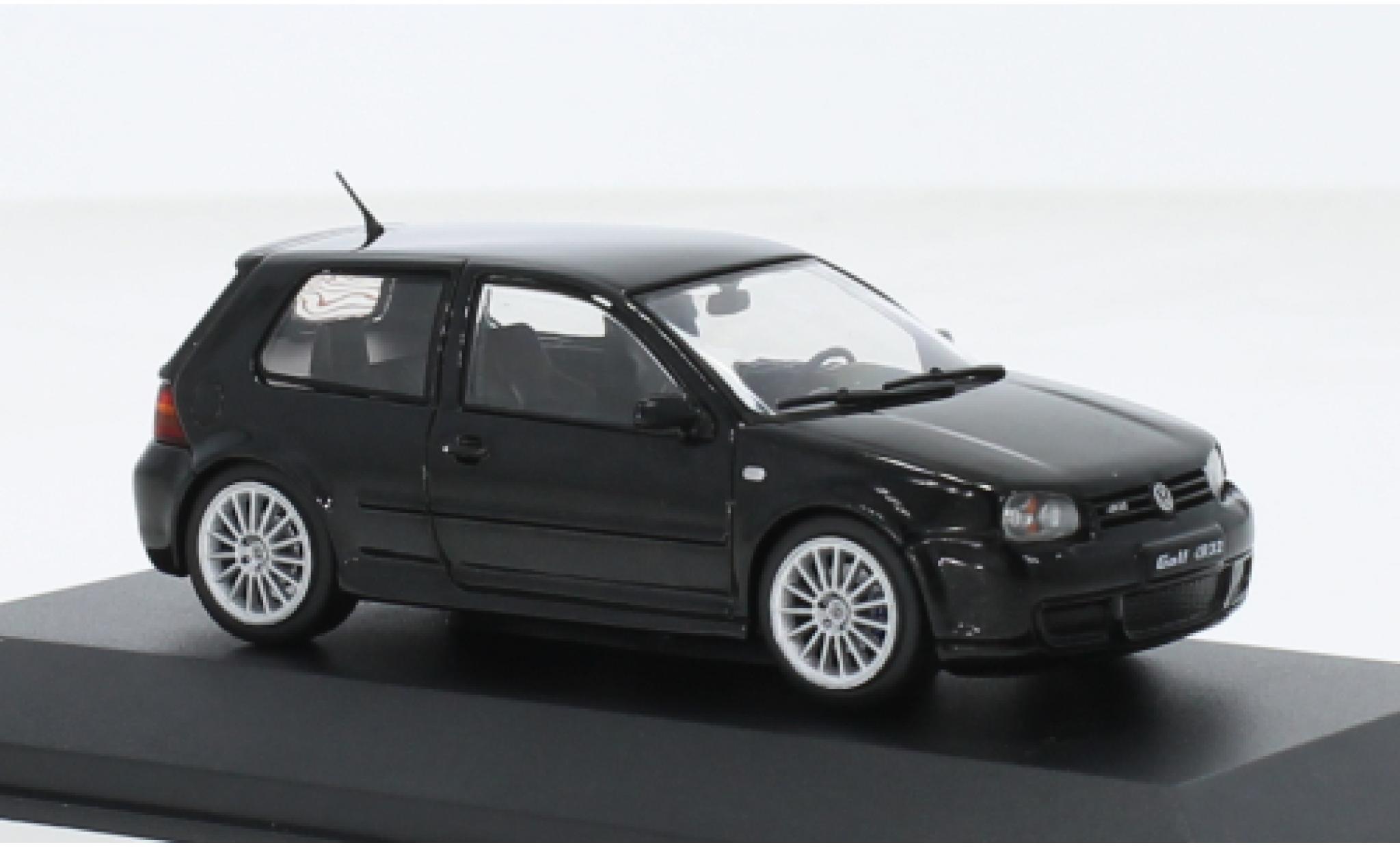 Volkswagen Golf 1/43 Solido IV R32 black diecast model cars