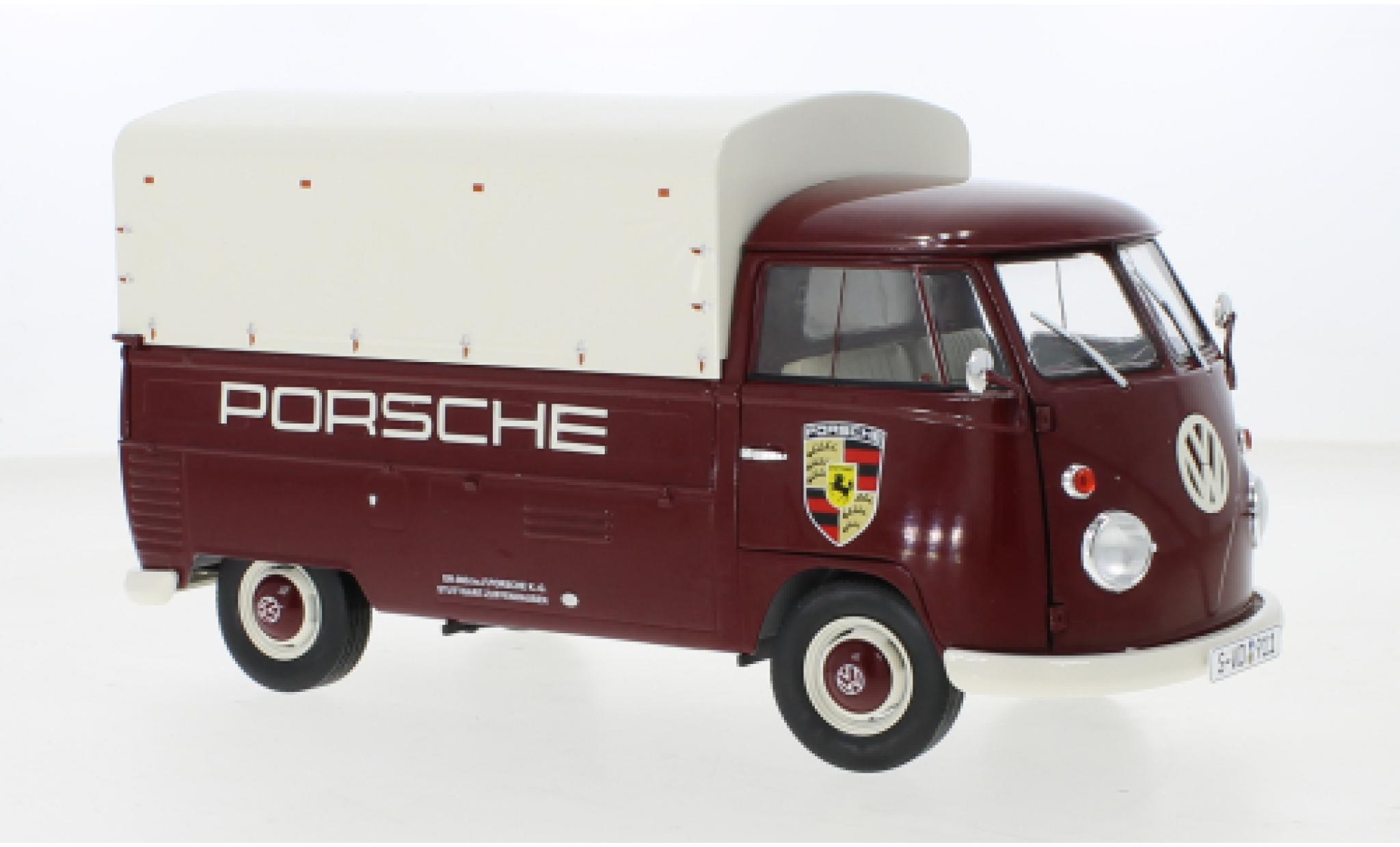 Volkswagen T1 1/18 Solido Pritsche Porsche Service 1950 diecast model cars