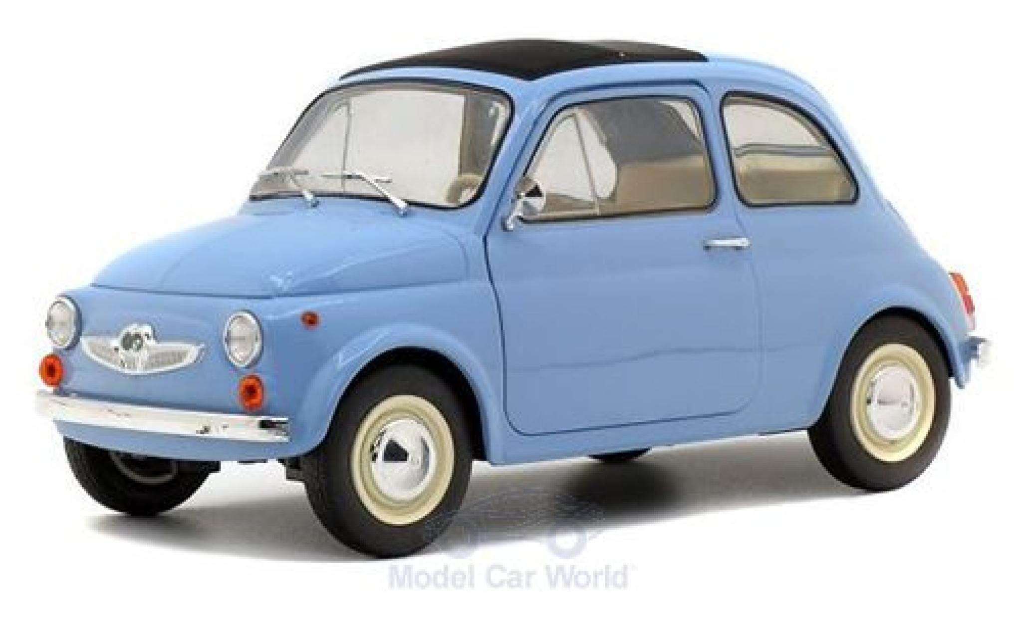 Steyr Puch 500 1/18 Solido blue 1969 diecast model cars