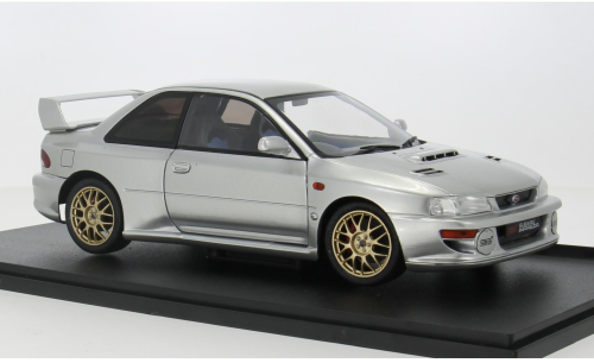 Subaru Impreza 1/18 Solido 22B silver 1998 1:18 diecast model cars