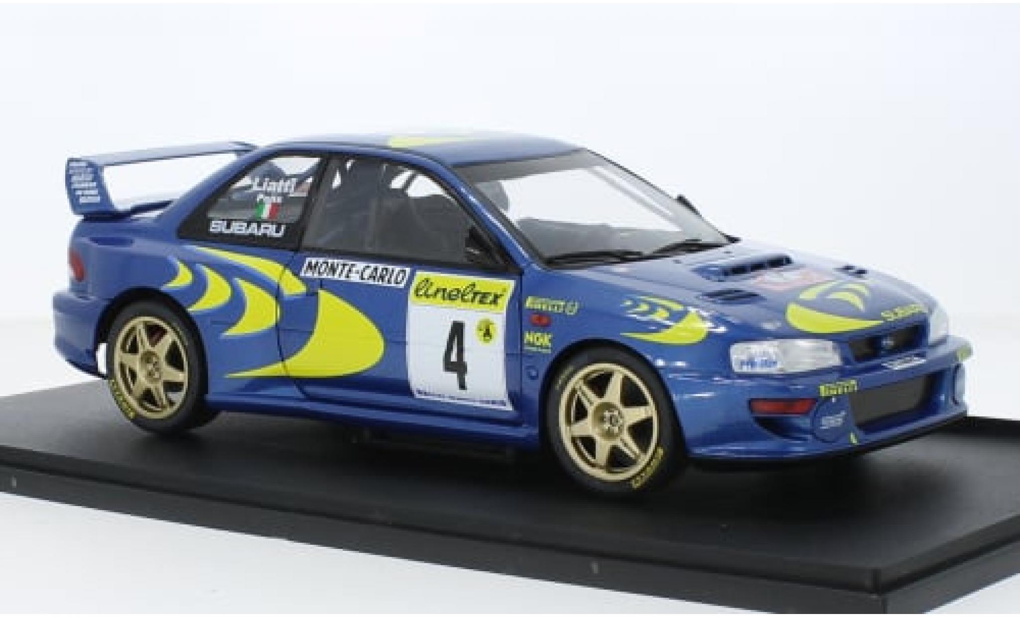 Subaru Impreza 1/18 Solido S5 WRC (22B) No.4 Rally WM Rally Monte Carlo 1997 1:18 diecast model cars