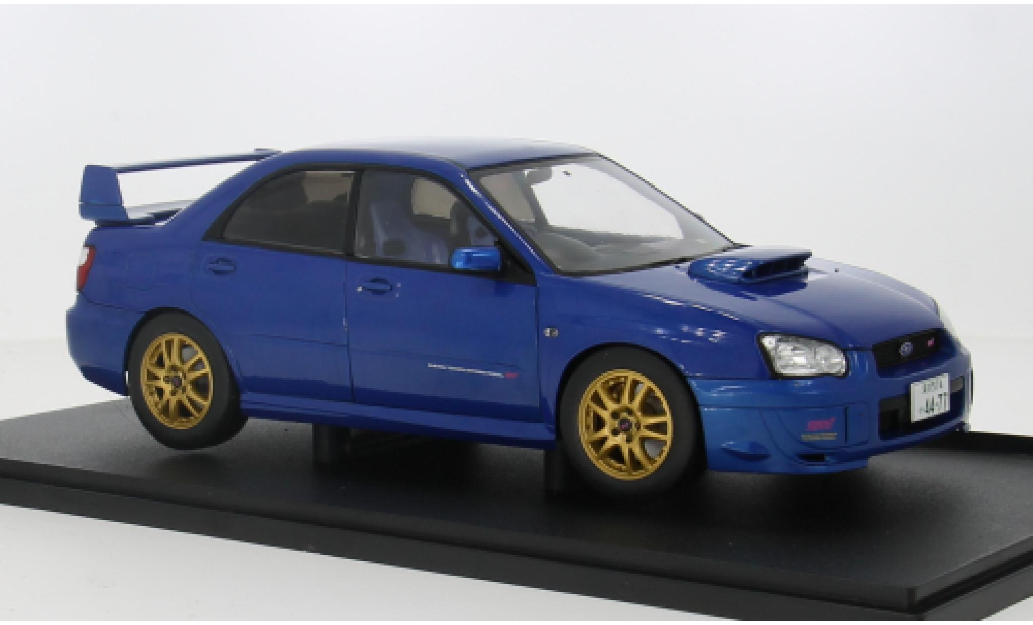 Subaru Impreza 1/18 Solido WRX STI blue 1:18 diecast model cars