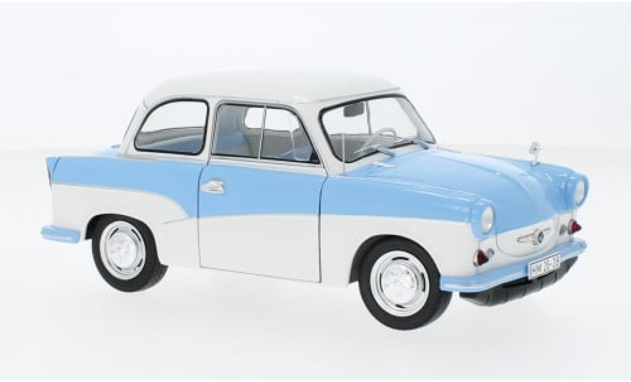 Trabant P50 1/18 Solido blue/white 1958 1:18 diecast model cars