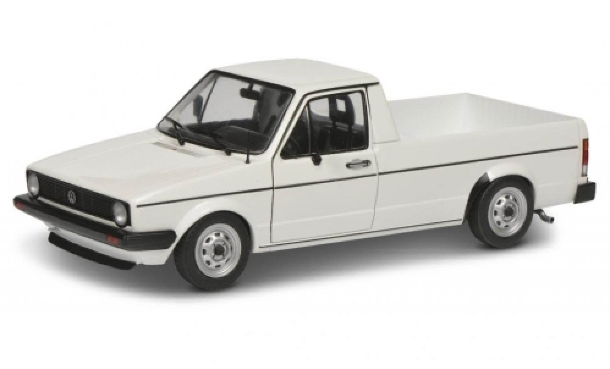Volkswagen Caddy 1/18 Solido MK I white 1982 diecast model cars