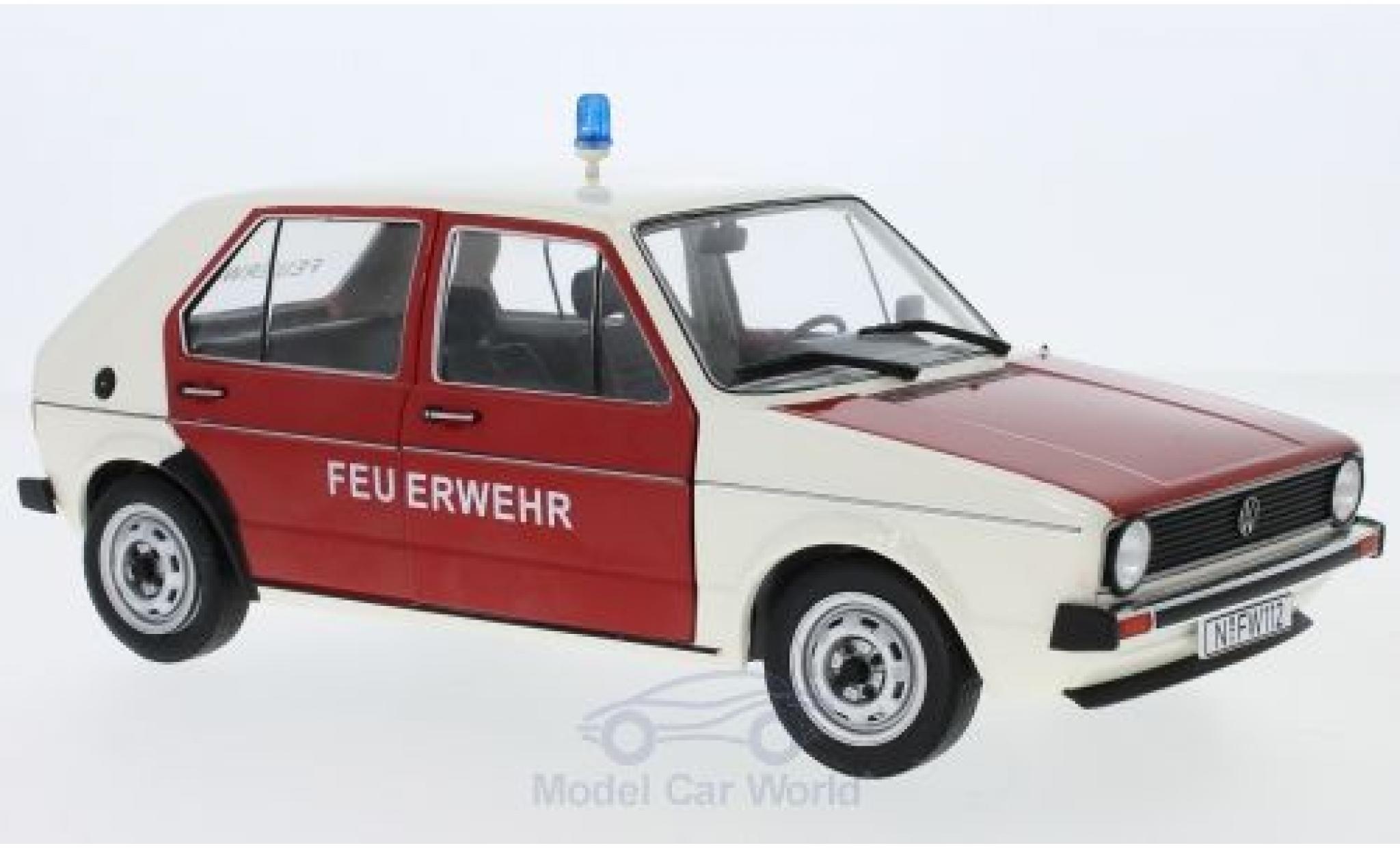 Volkswagen Golf V 1/18 Solido I Fire brigade 1974 diecast model cars