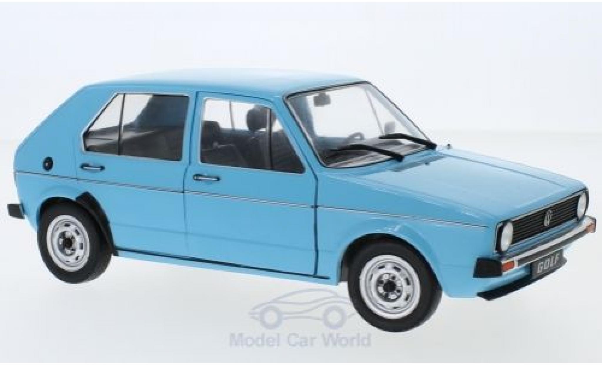 Volkswagen Golf 1/18 Solido I L blue 1973 diecast model cars