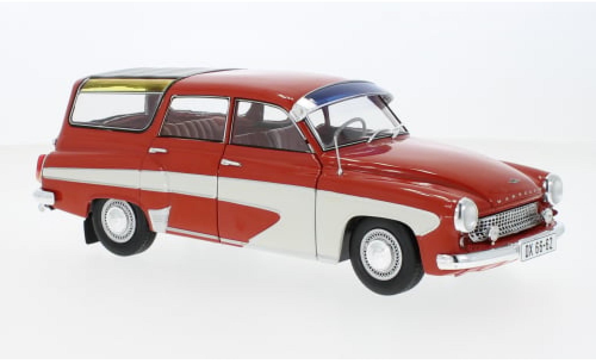 Wartburg 312 1/18 Solido Camping red/white 1965 1:18 diecast model cars