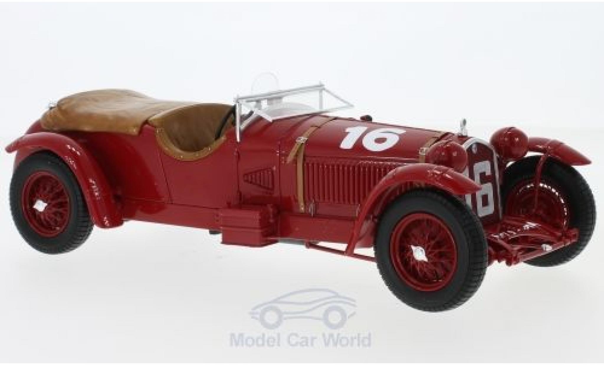 Alfa Romeo 8C 1/18 Spark No.16 24h Le Mans 1931 L.Howe/H.Birkin diecast model cars