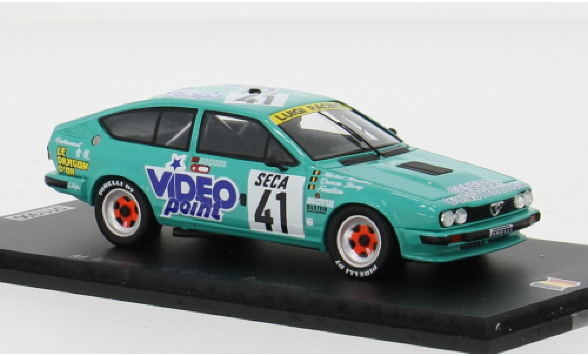 Alfa Romeo GT 1/43 Spark V6 No.41 24h Spa 1986 1:43 diecast model cars