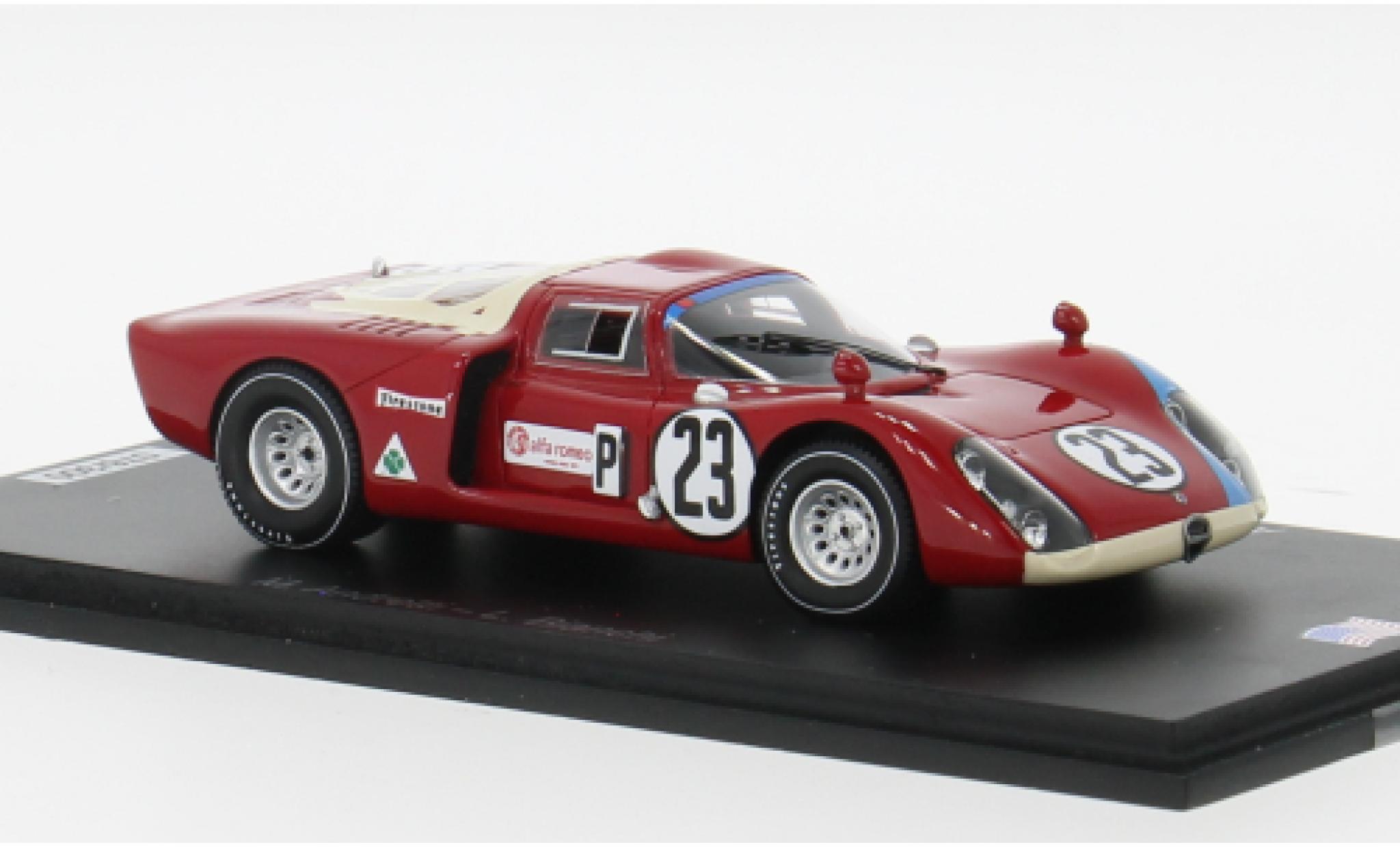 Alfa Romeo T33 1/43 Spark /2 24h Daytona 1968 #23 1:43 diecast model cars