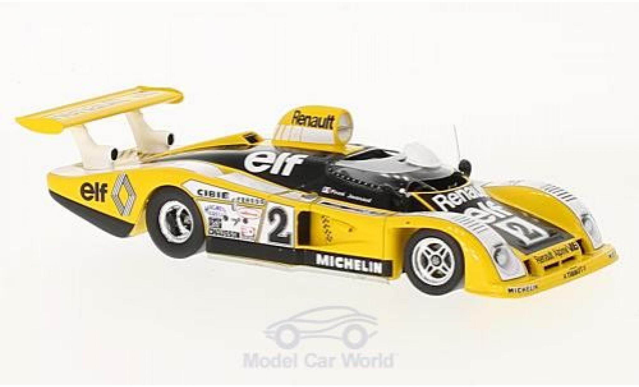 Alpine A442 1/43 Spark Renault No.2 Renault Sport 24h Le Mans 1978 D.Pironi/J.P.Jaussaud diecast model cars