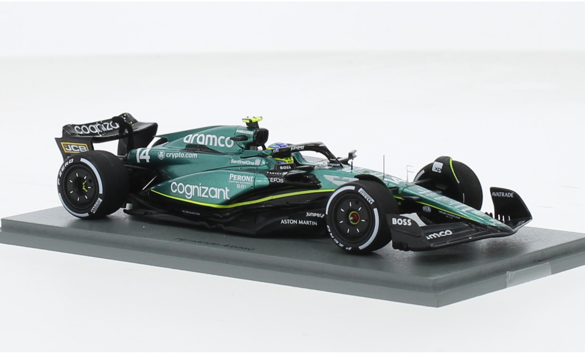 Aston Martin AMR2 1/43 Spark 3 No.14 Aramco Cognizant F1 Team Cognizant Formel 1 GP Kanada 2023 1:43 diecast model cars