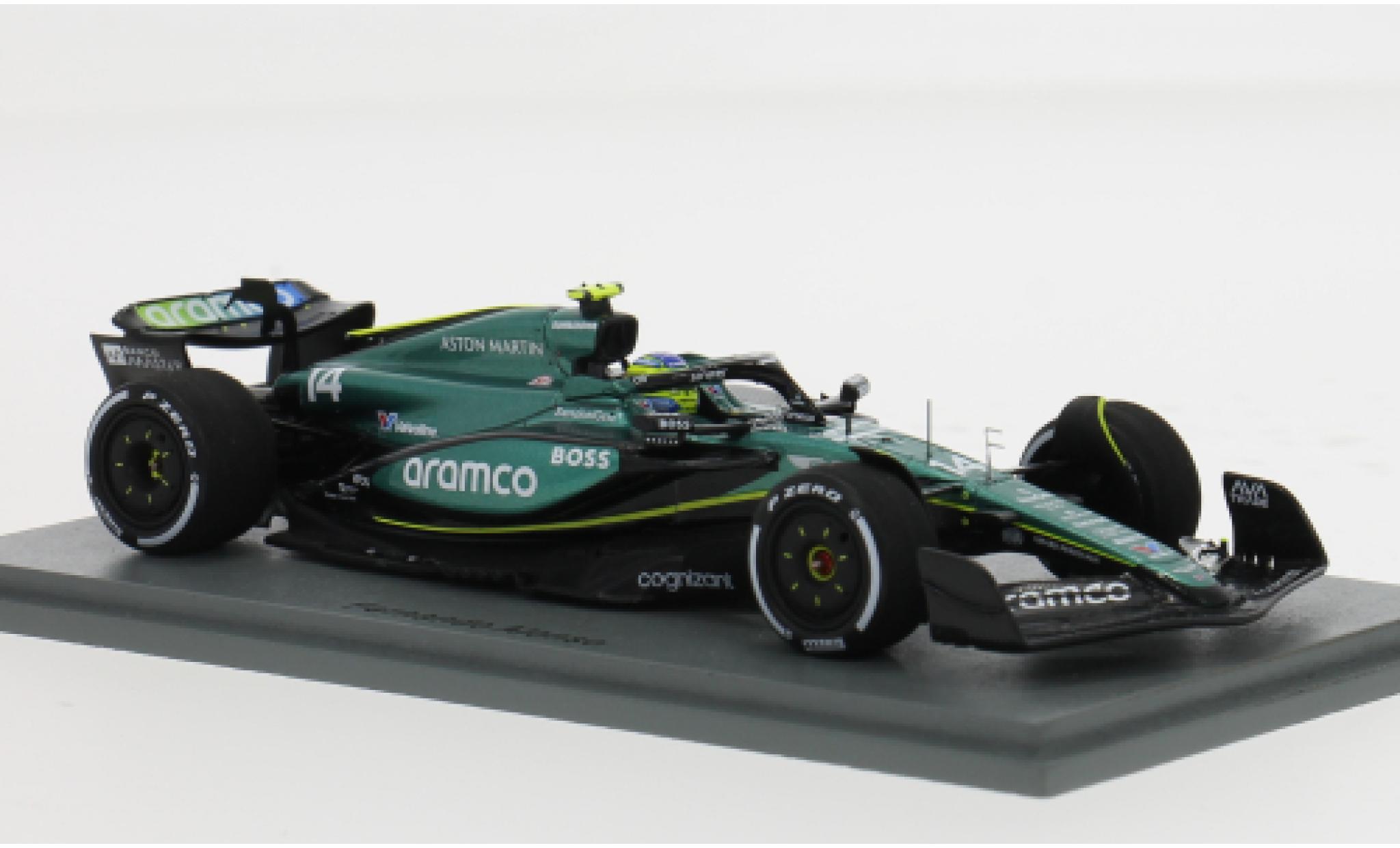 Aston Martin AMR2 1/43 Spark 4 No.14 Aramco F1 Team Aramco Formel 1 GP Saudi Arabien 2024 1:43 diecast model cars