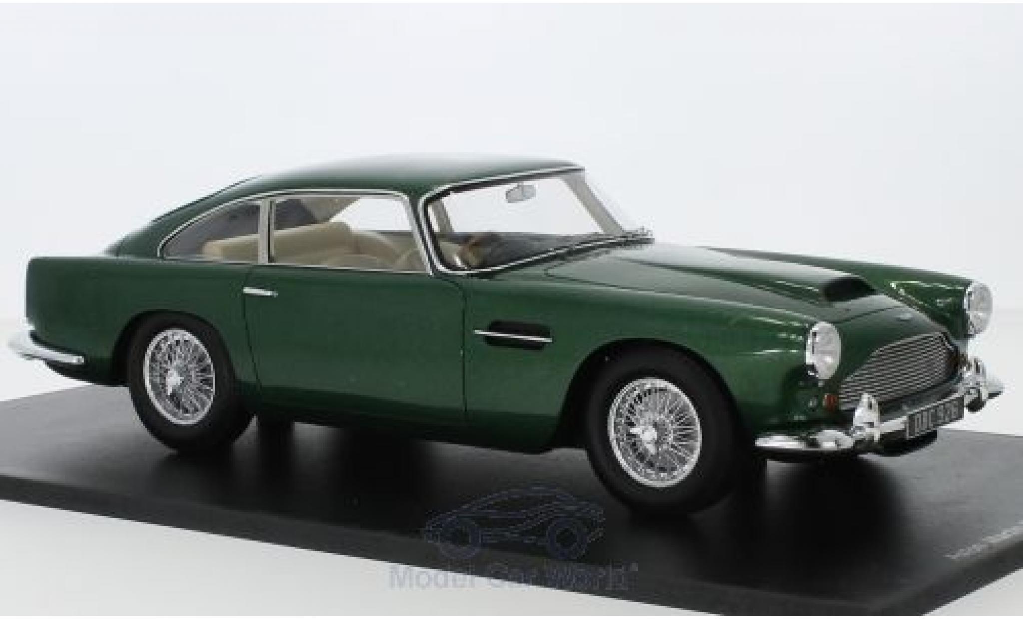 Aston Martin DB4 1/18 Spark Series II metallic green RHD 1960 diecast model cars