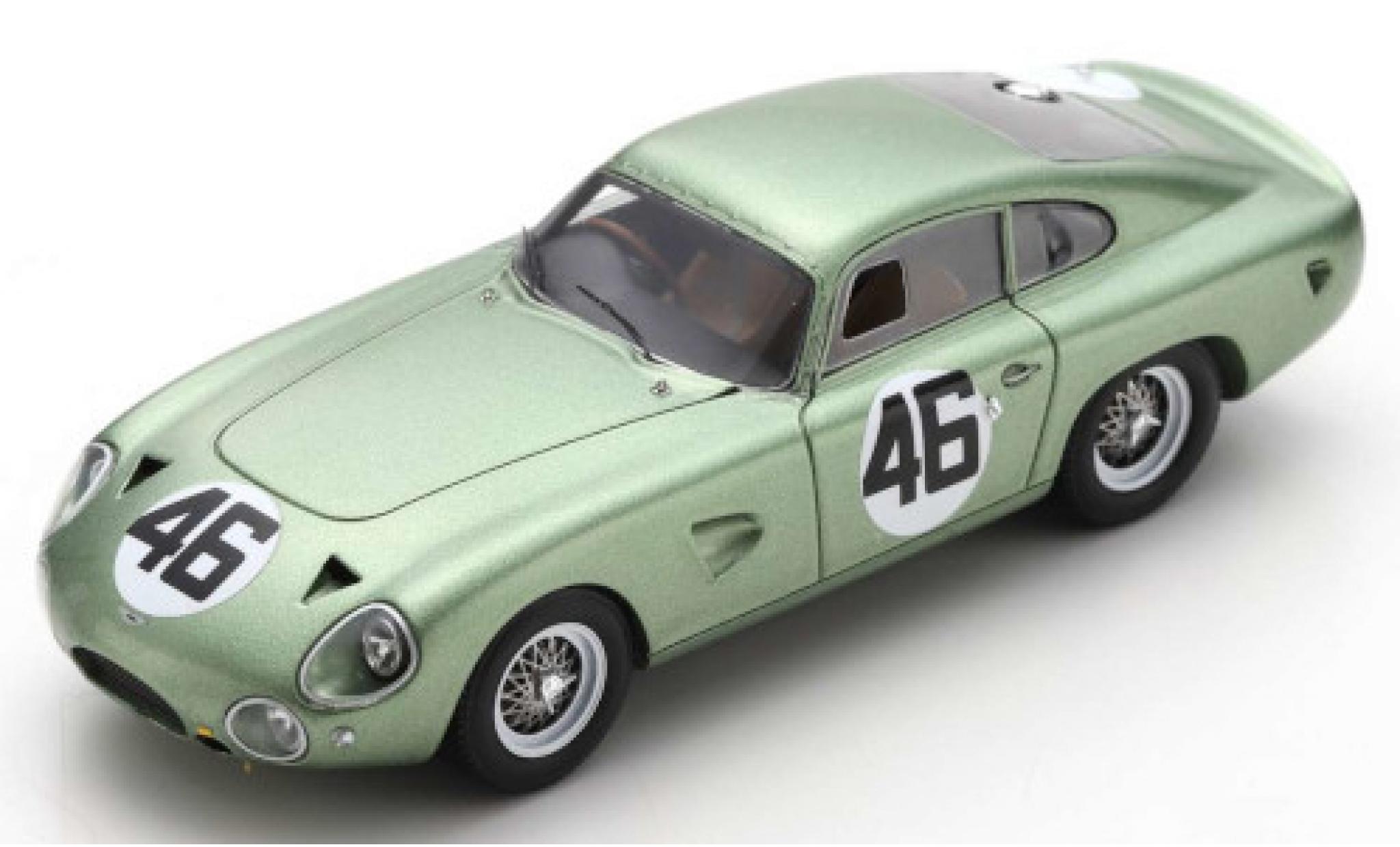Aston Martin DP214 1/43 Spark RHD No.46 Coppa InterEuropa Monza 1963 R.Salvadori diecast model cars