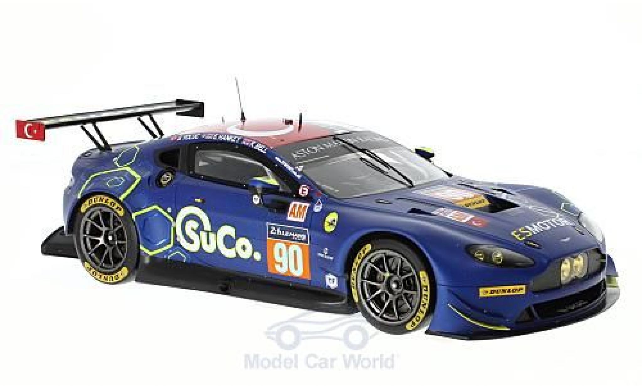Aston Martin Vantage 1/18 Spark GTE No.90 TF Sport 24h Le Mans 2017 S.Yoluc/E.Hankey/R.Bell diecast model cars