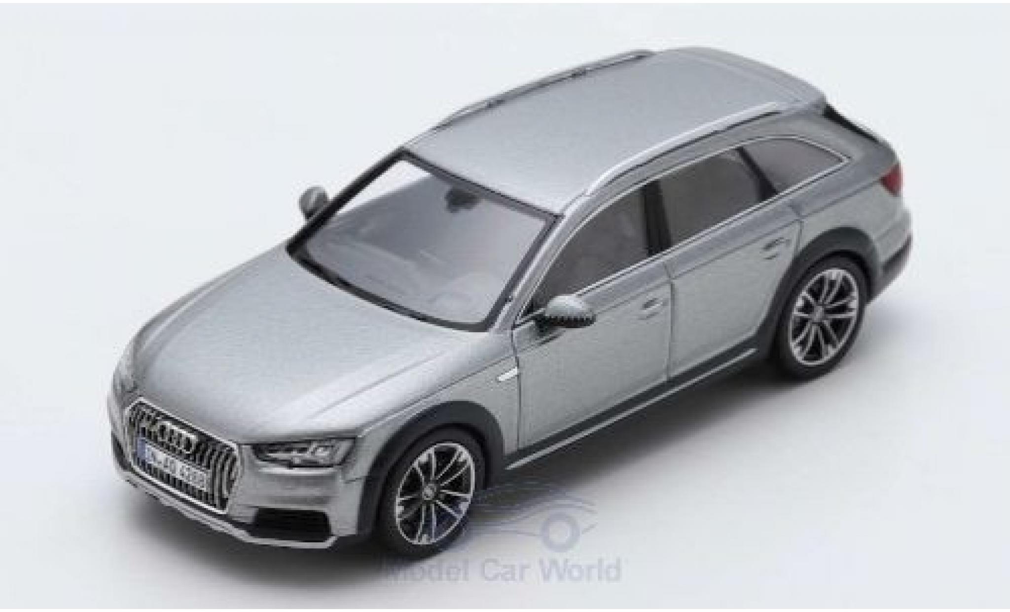 Audi A4 1/43 Spark allroad quattro grey 2016 diecast model cars