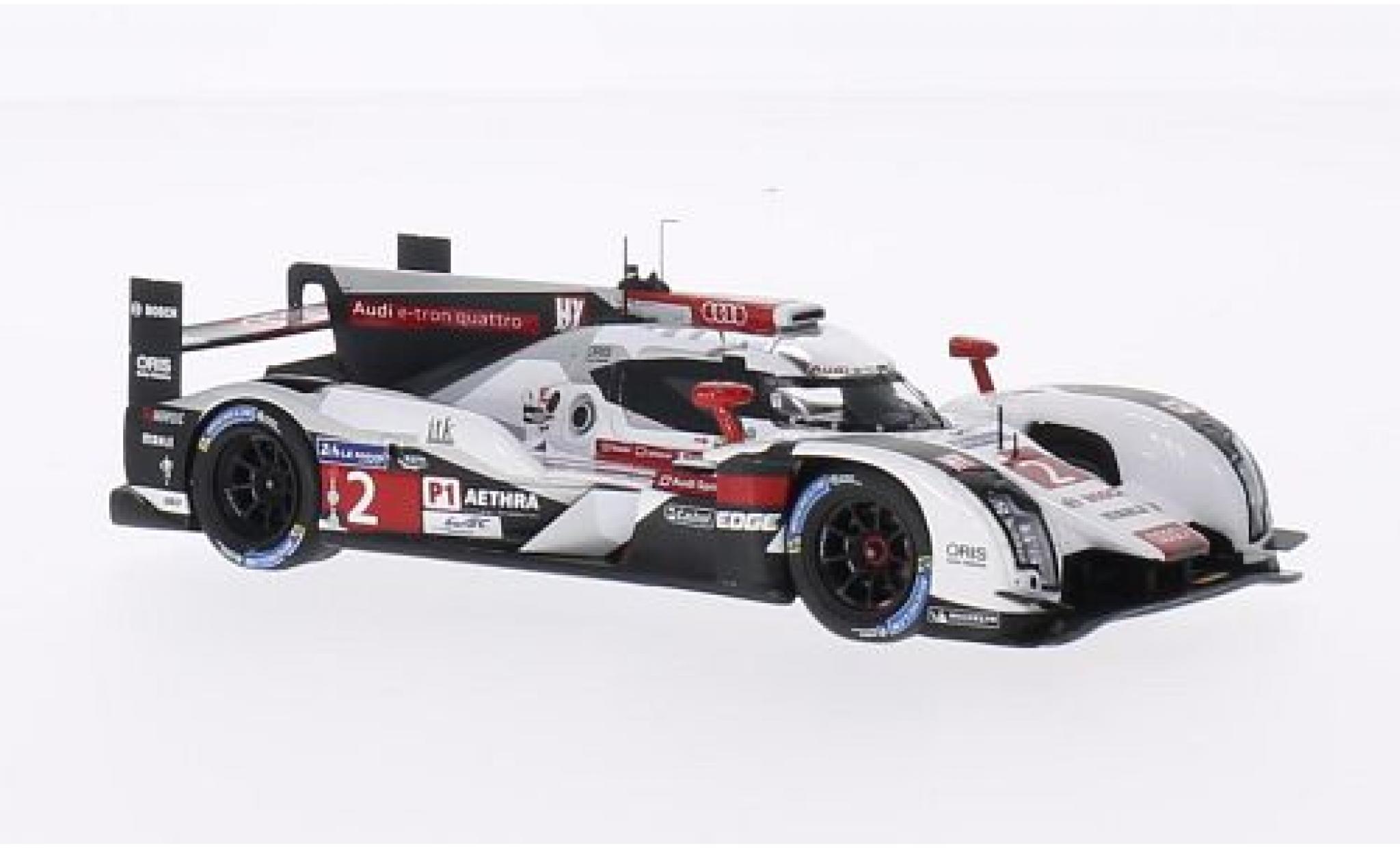 Audi R18 1/43 Spark e-tron quattro No.2 Sport Team Joest 24h Le Mans 2014 A.Lotterer/M.F&auml;ssler/B.Treluyer diecast model cars