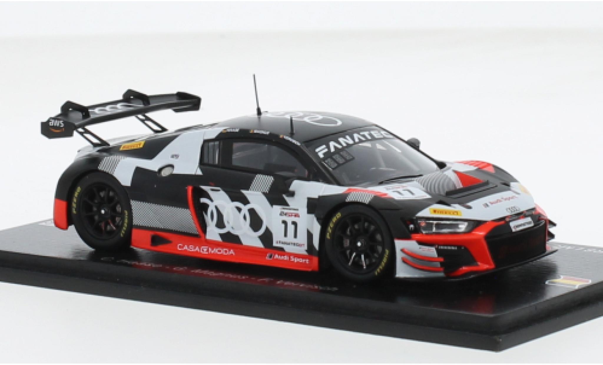 Audi R8 1/43 Spark LMS GT3 EVO II No.11 Sport Team Comtoyou 24h Spa 2023 1:43 diecast model cars