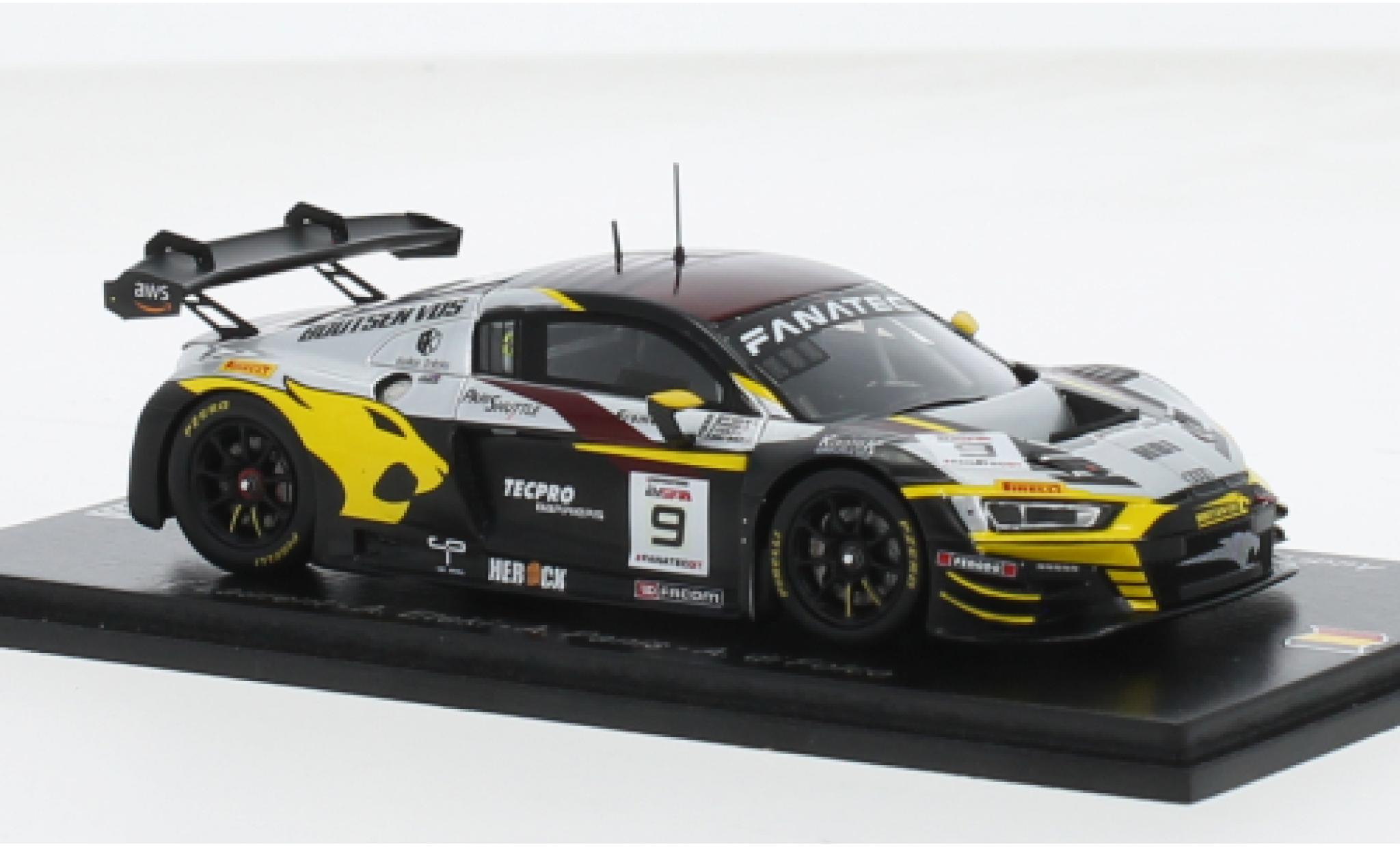 Audi R8 1/43 Spark LMS GT3 EVO II No.9 Boutsen VDS 24h Spa 2023 1:43 diecast model cars