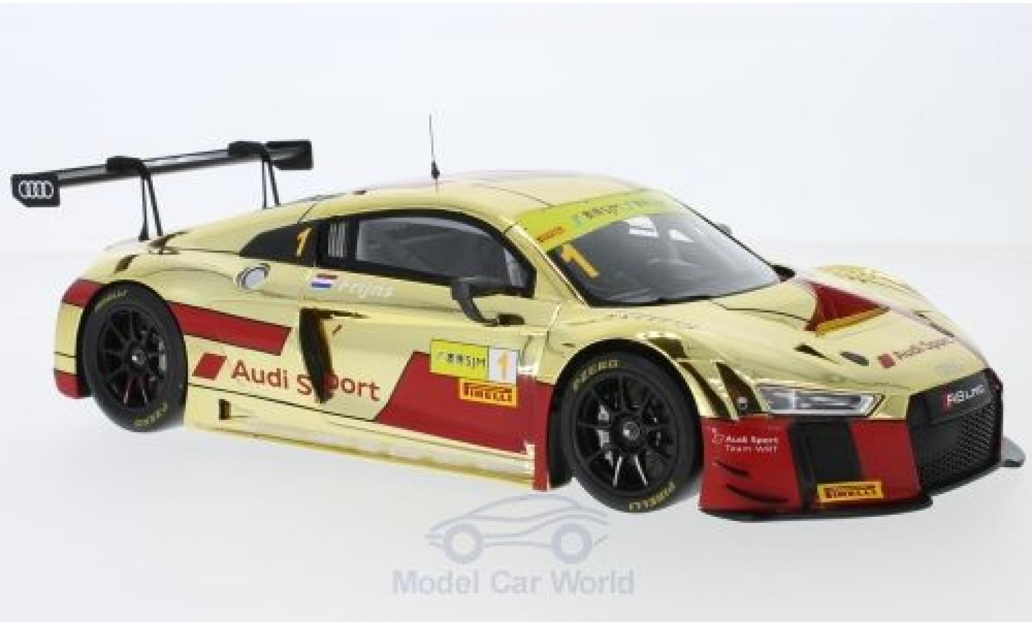 Audi R8 1/18 Spark LMS No.1 Sport Team WRT GT Cup Macau 2017 R.Frijns diecast model cars