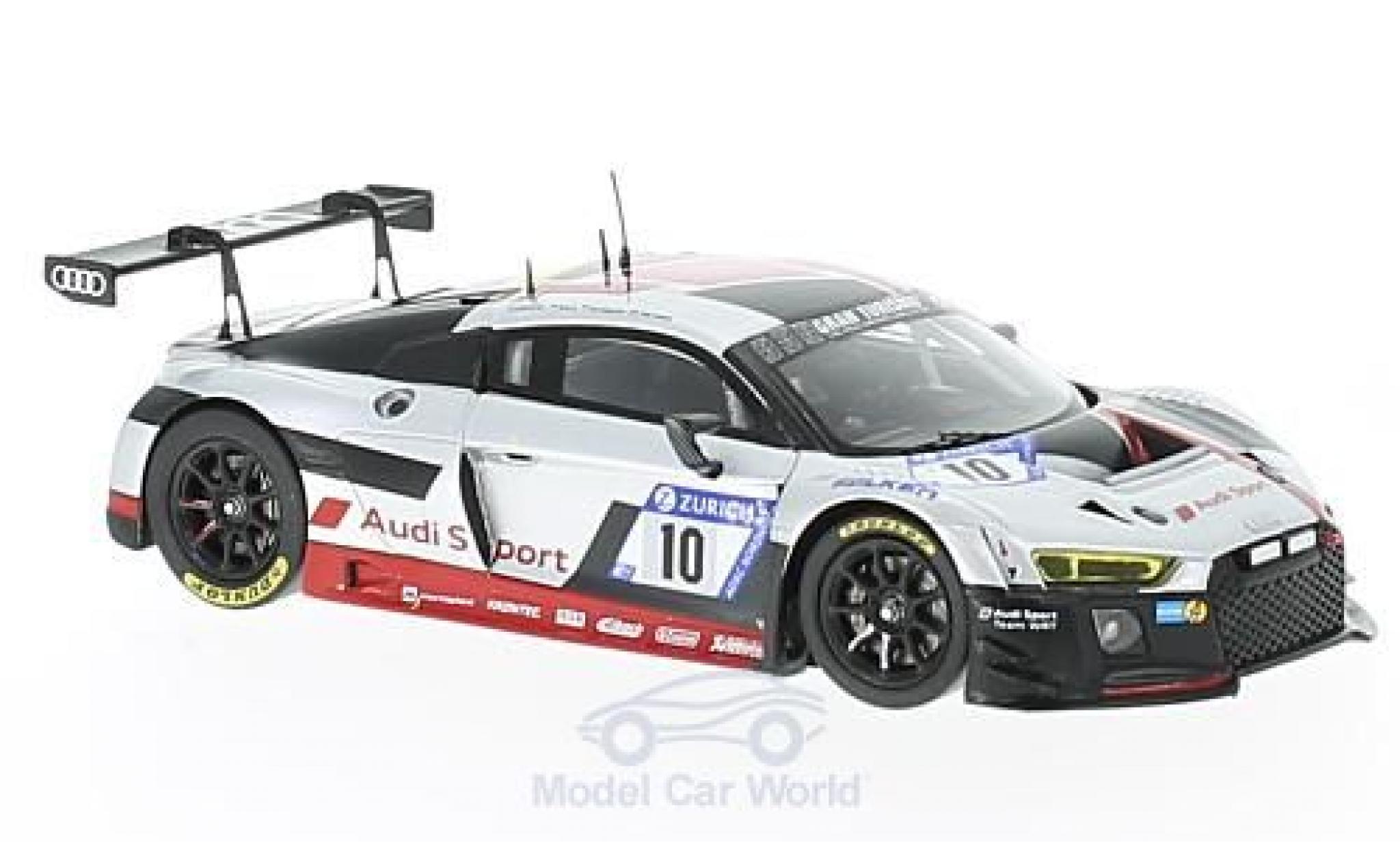 Audi R8 1/43 Spark LMS No.10 Sport Team WRT 24h N&uuml;rburgring 2017 F.Stippler/R.Rast/F.Vervisch/N.M&uuml;ller diecast model cars