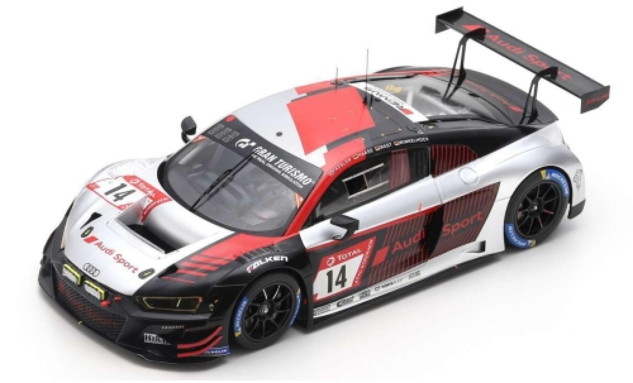 Audi R8 1/18 Spark LMS No.14 Sport Team Car Collection 24h N&uuml;rburgring 2019 M.Winkelhock/C.Haase/M.F&auml;ssler/R.Rast diecast model cars