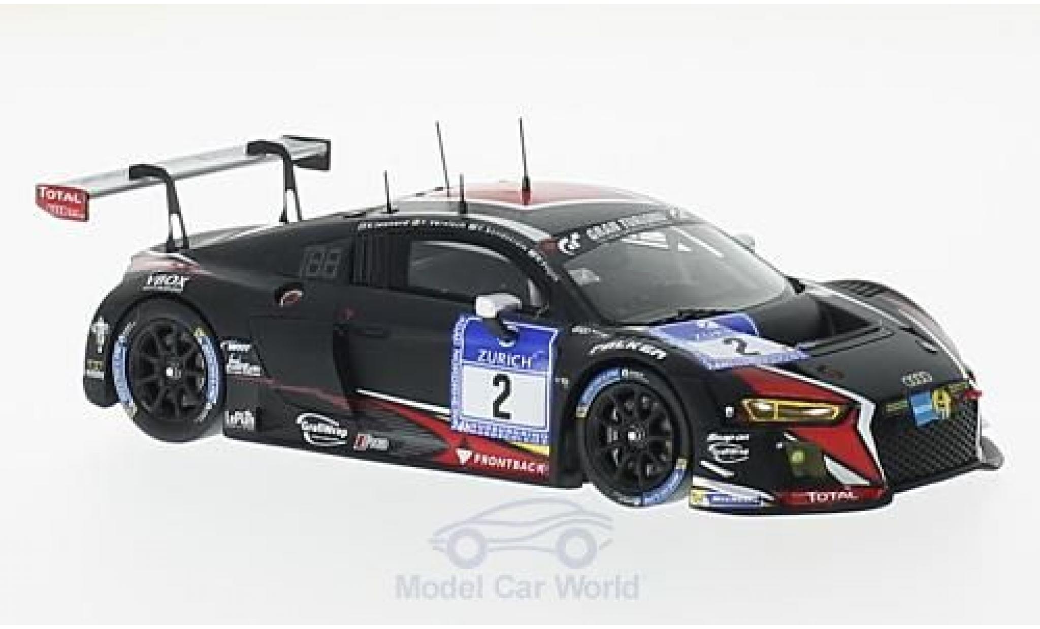 Audi R8 1/43 Spark LMS No.2 Team WRT 24h N&uuml;rburgring 2016 S.Leonard/R.Frijns/E.Sandstr&ouml;m/F.Vervisch diecast model cars