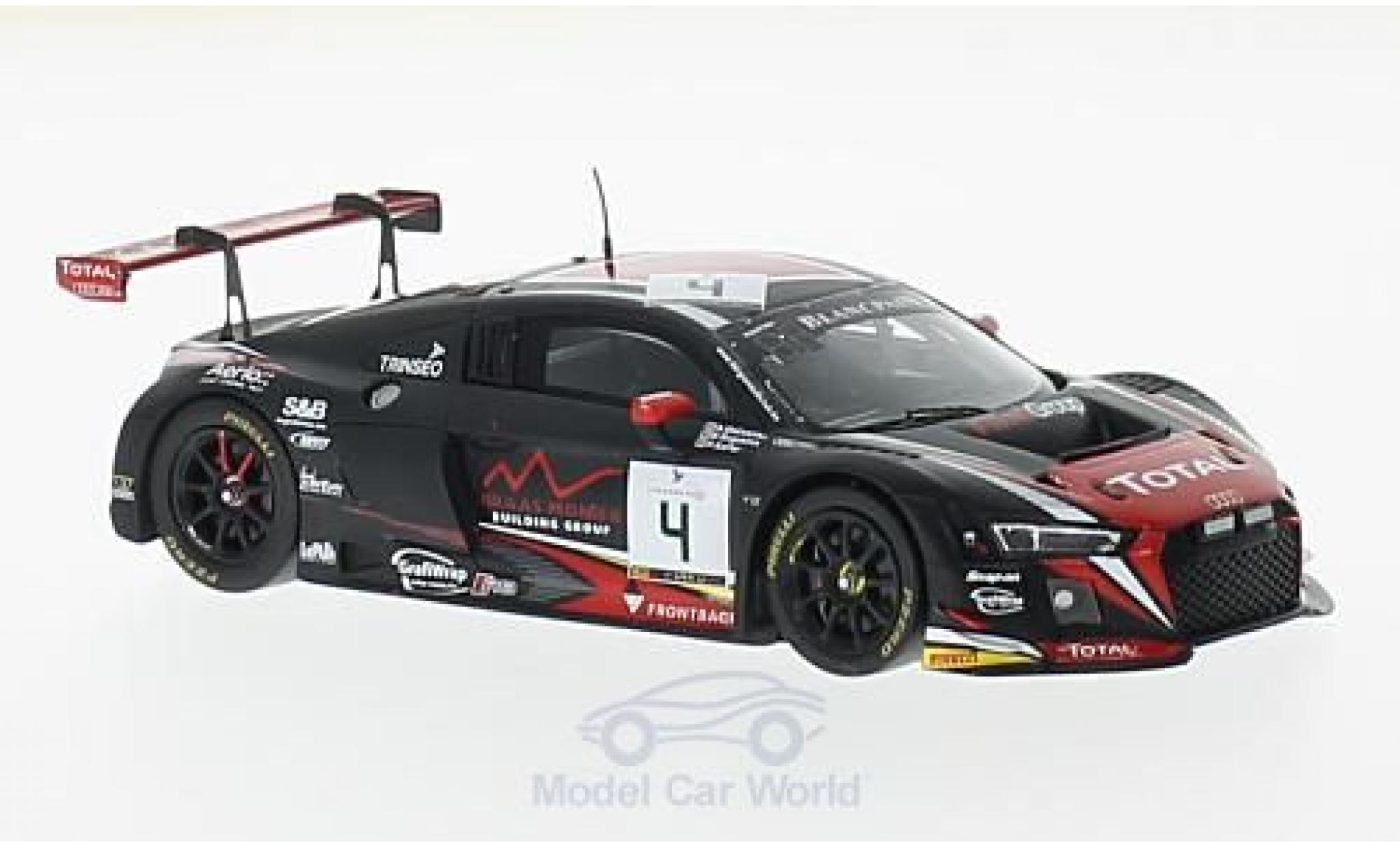 Audi R8 1/43 Spark LMS No.4 Belgian Club Team WRT 24h Spa 2016 A.De Leener/B.Baguette/P.Kaffer diecast model cars