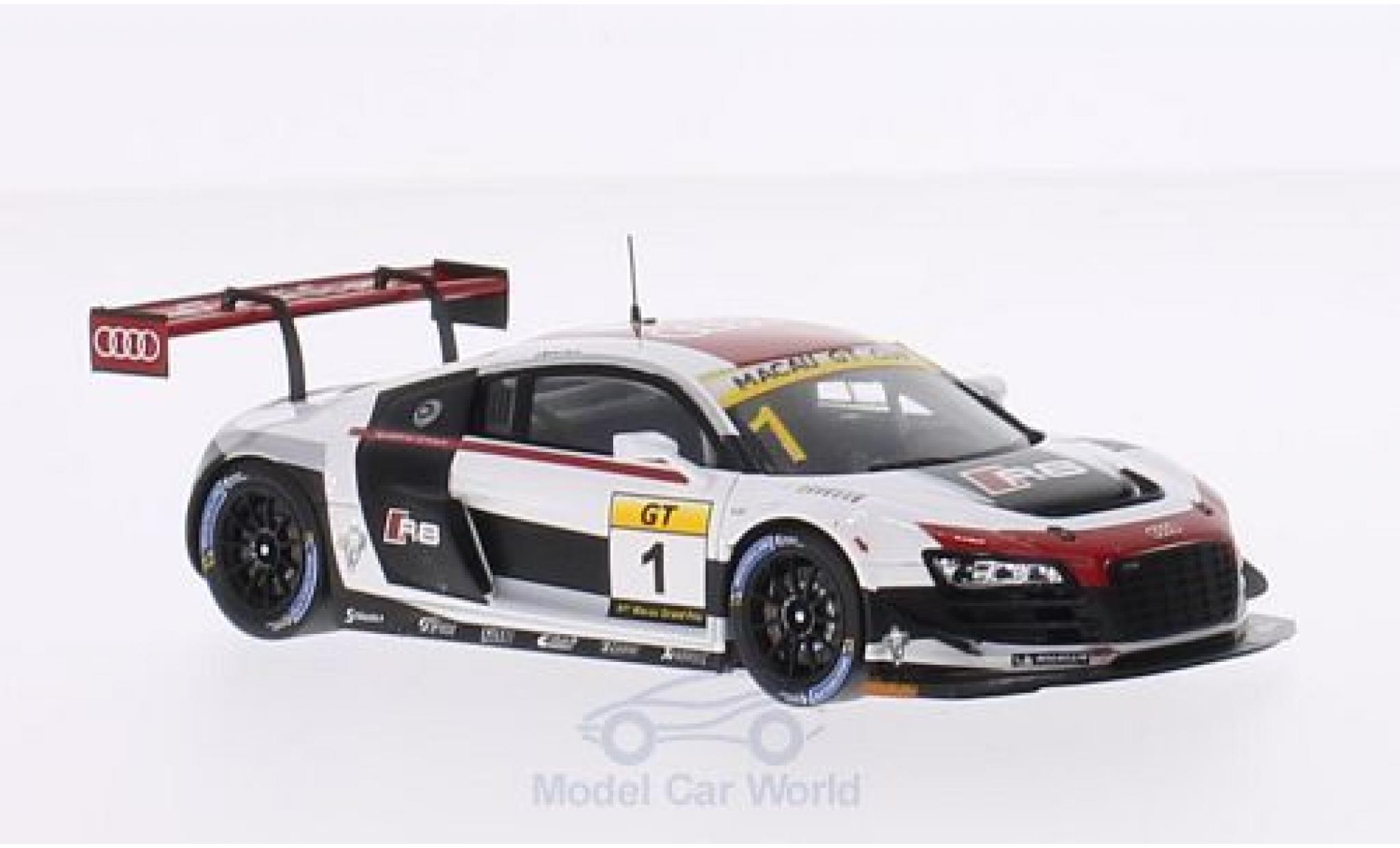 Audi R8 1/43 Spark LMS Ultra No.1 GT Cup GP Macau 2014 E.Mortara diecast model cars