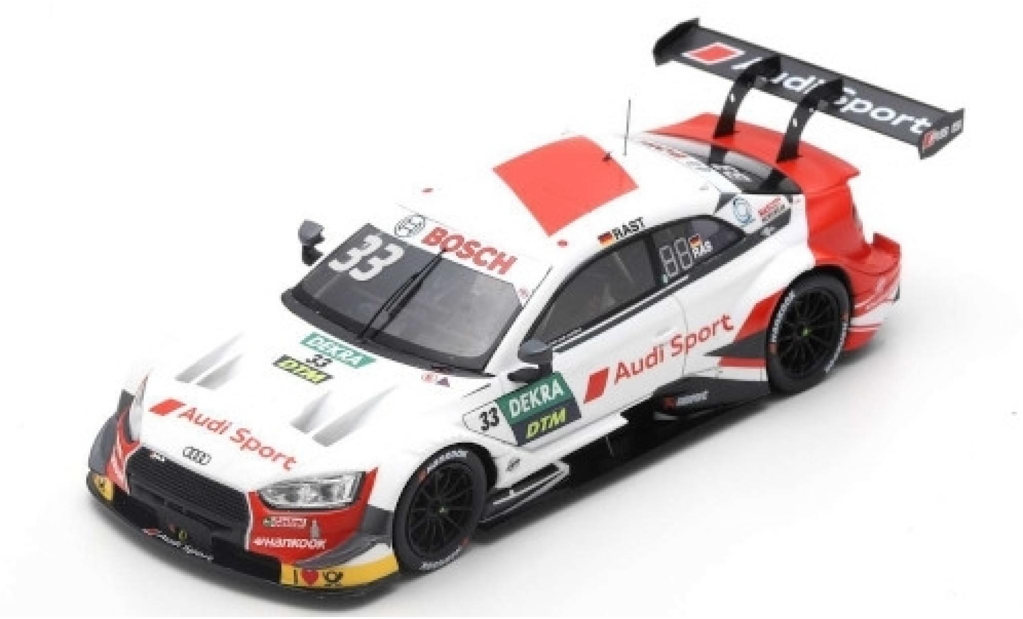 Audi RS5 1/43 Spark RS 5 DTM No.33 Sport Team Rosberg DTM 2019 R.Rast diecast model cars