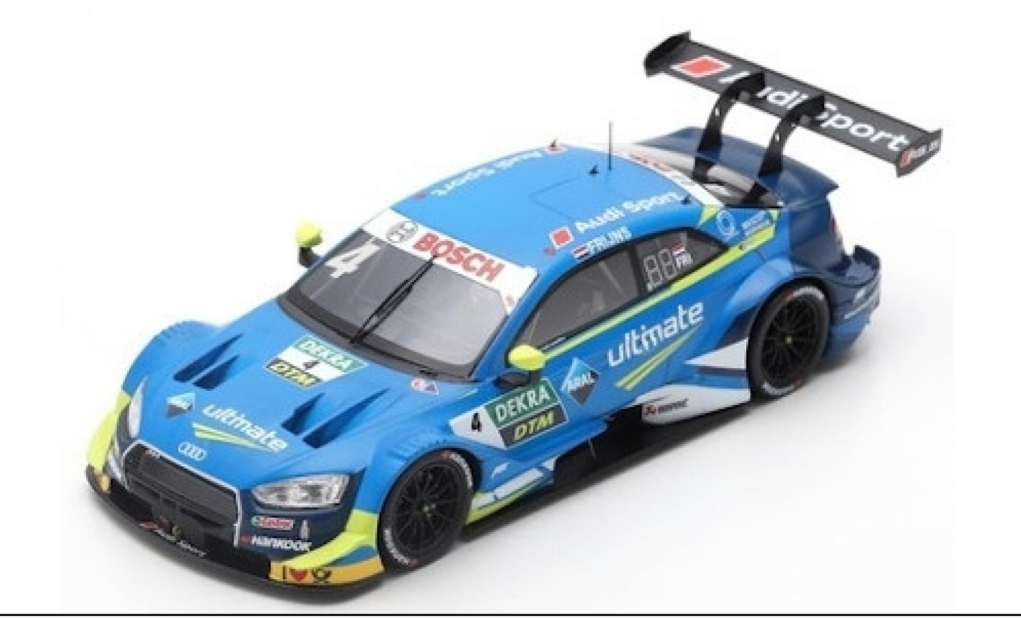 Audi RS5 1/43 Spark RS 5 No.4 Sport Team Abt Sportsline ARAL DTM 2019 R.Frijns diecast model cars