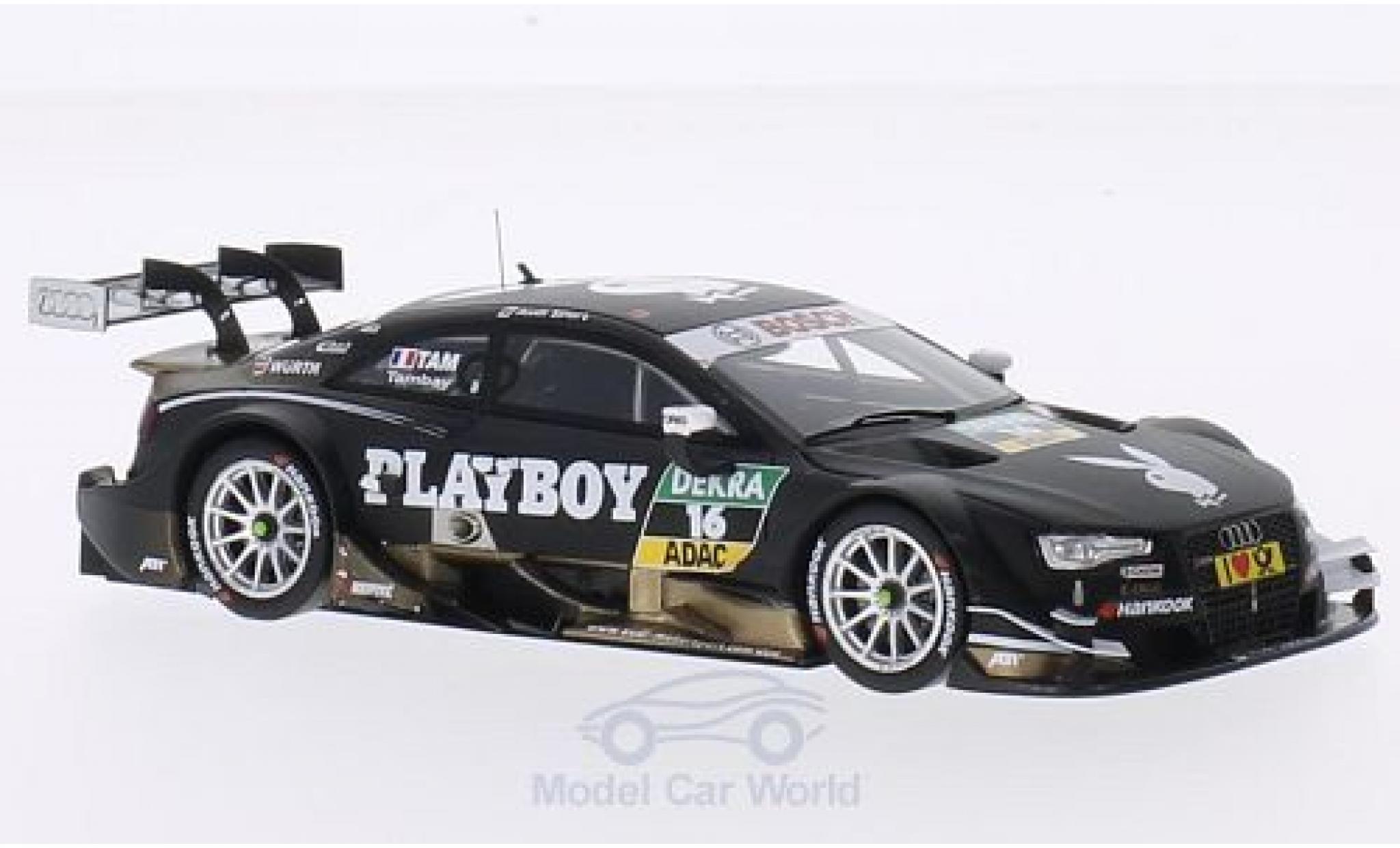 Audi RS5 DTM 1/43 Spark DTM No.16 Sport Team Abt Playboy DTM 2014 A.Tambay diecast model cars
