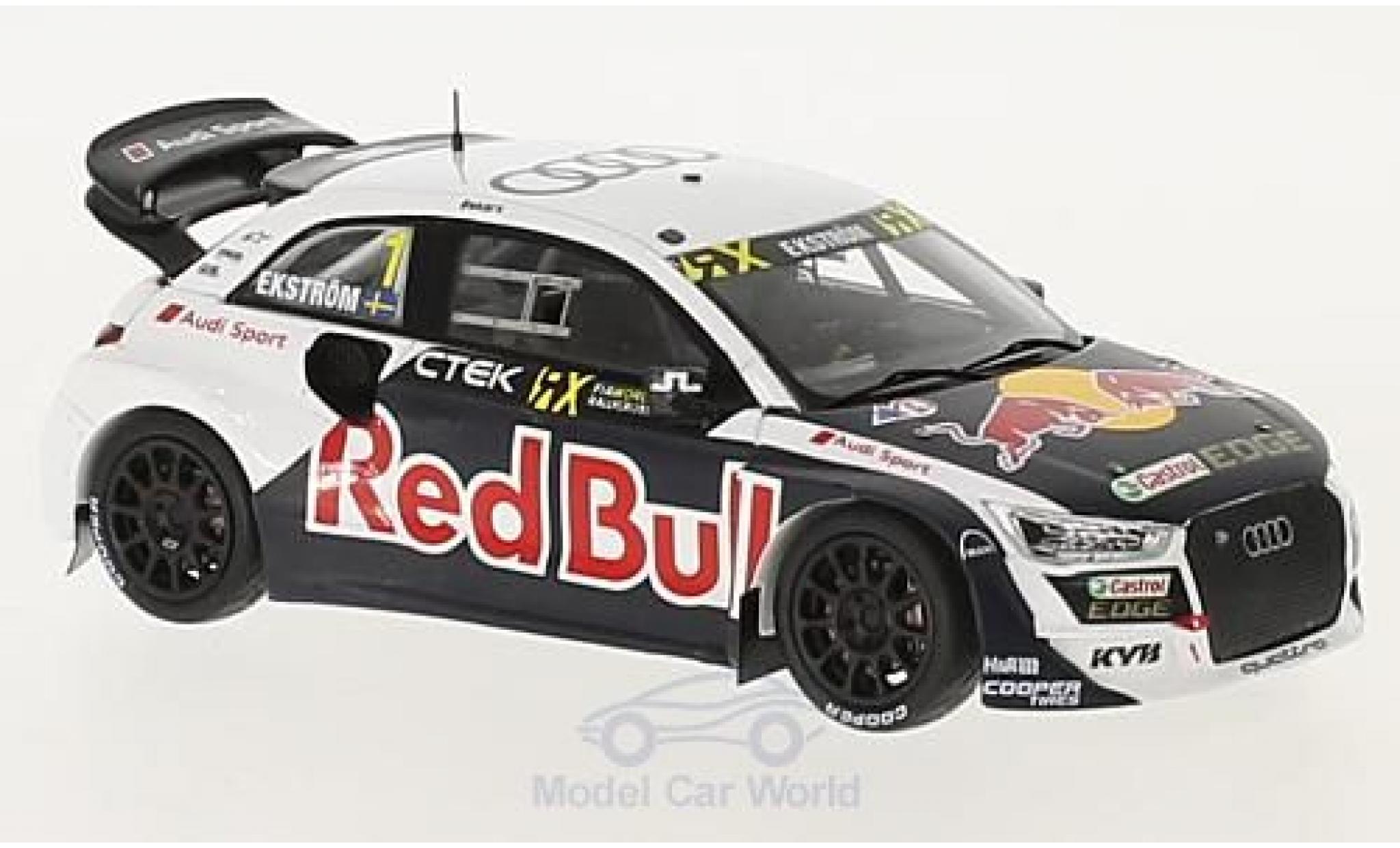 Audi S1 1/43 Spark EKS RX quattro No.1 Red Bull Rally-Cross Hockenheim 2017 M.Ekstr&ouml;m diecast model cars